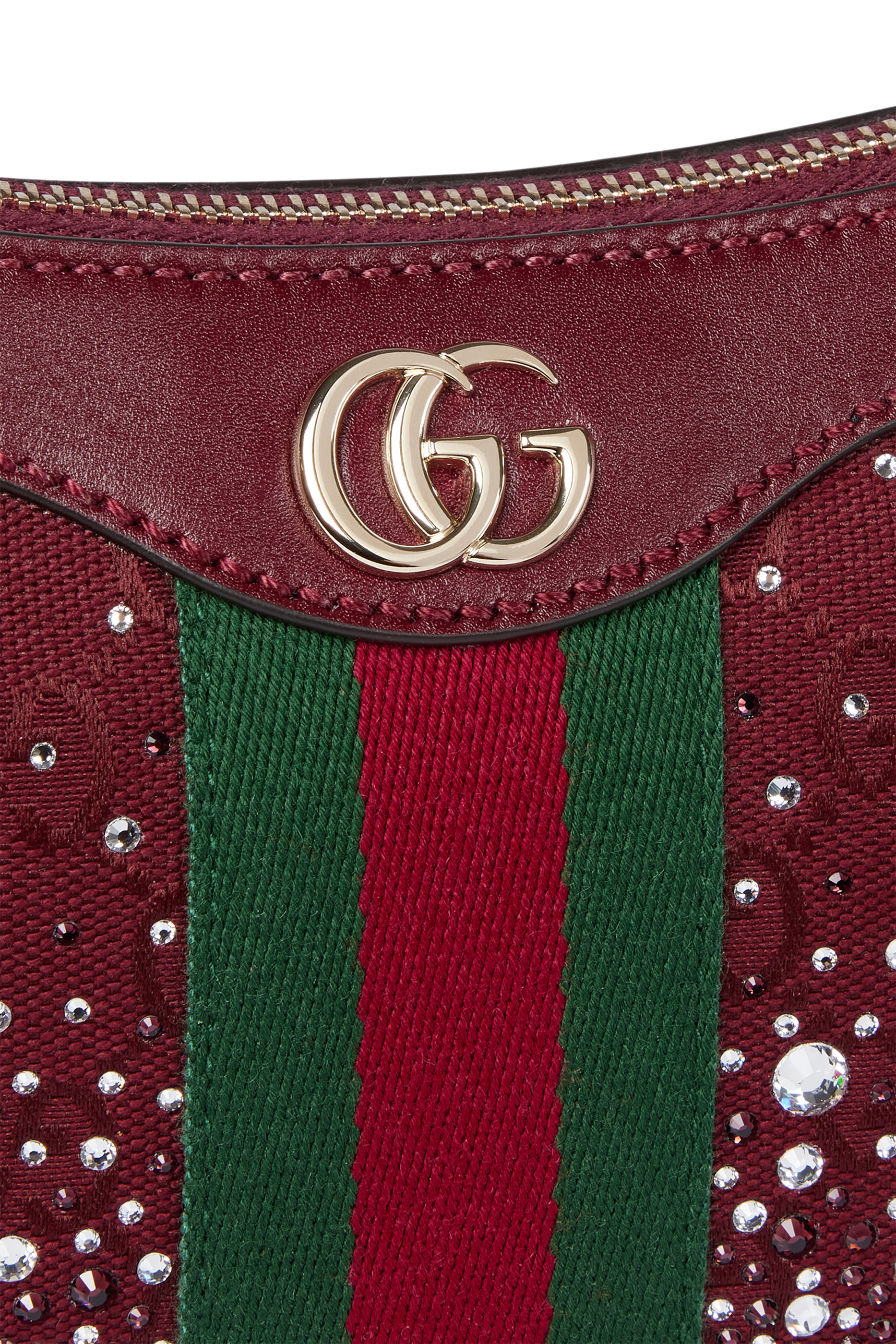 حقيبة كتف أوكتافيا صغيرة مزينة بكريستال