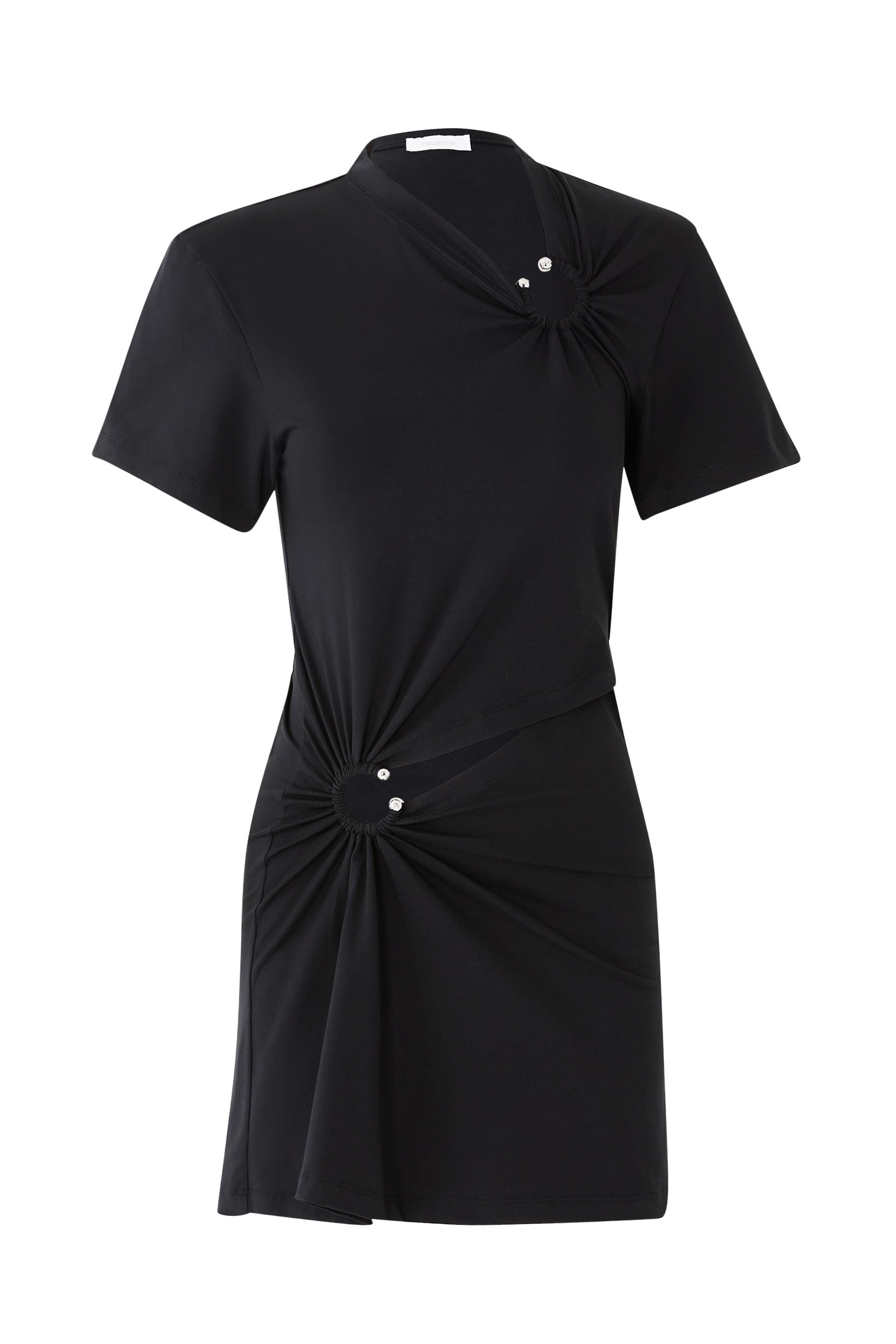 فستان قصير بثقوب