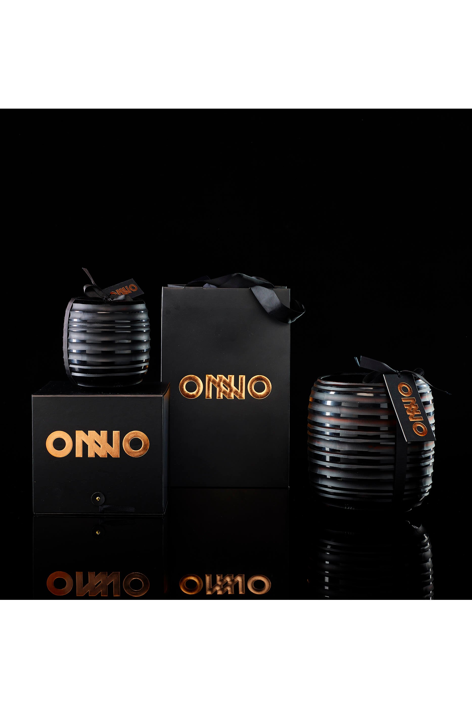 شمعة زنزبار S بنقشات دائرية