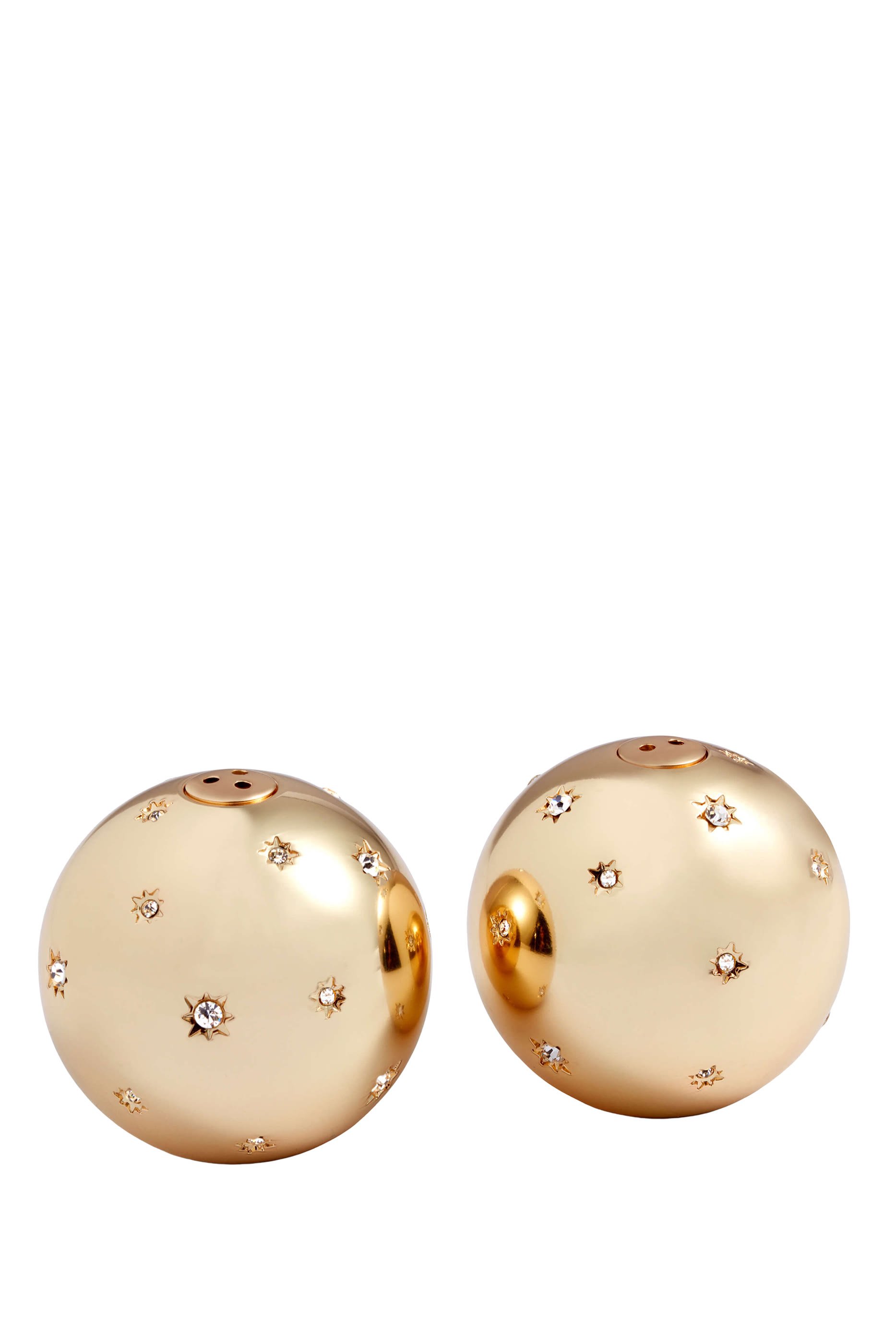 طقم مملحة ومبهرة بنقشة نجوم مرصعة بالكريستال