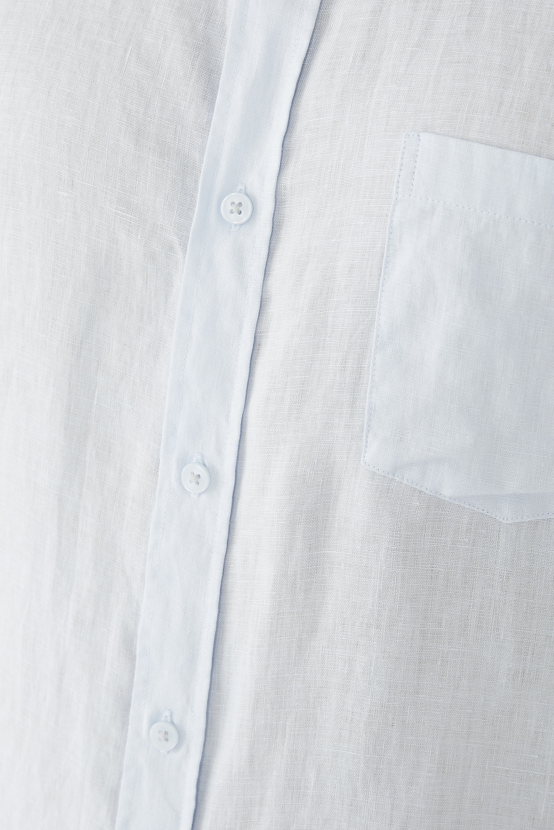 قميص بأكمام طويلة كتان