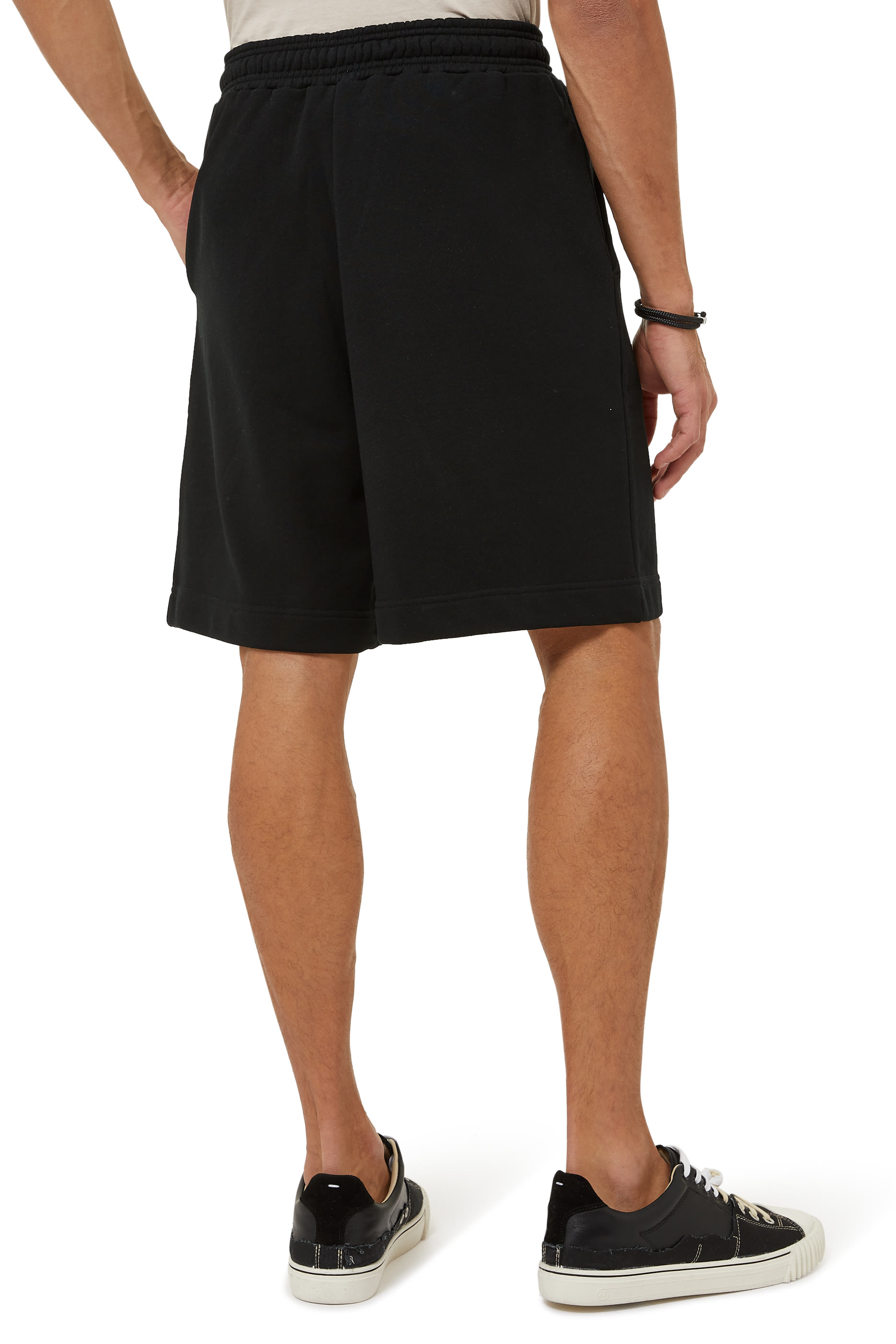 شورت رياضي قطن عضوي بنسيج بارز