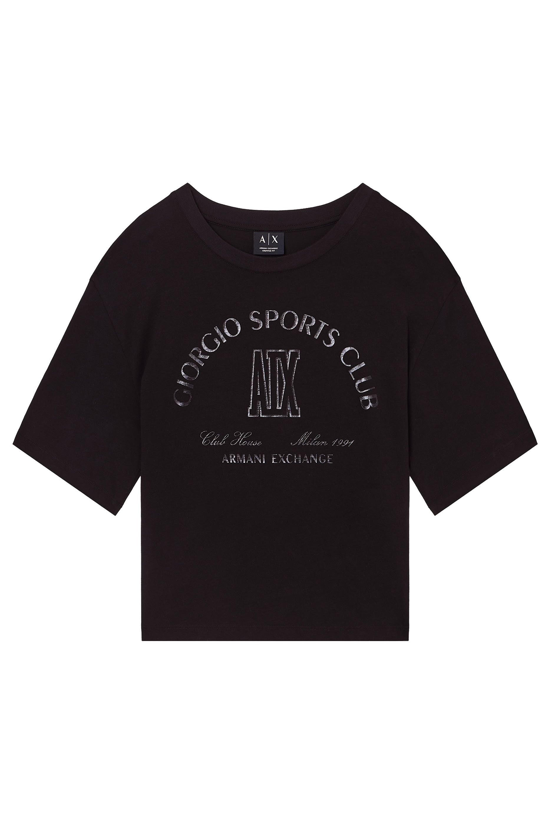  تيشيرت كلاود هاوس قصير بشعار الماركة