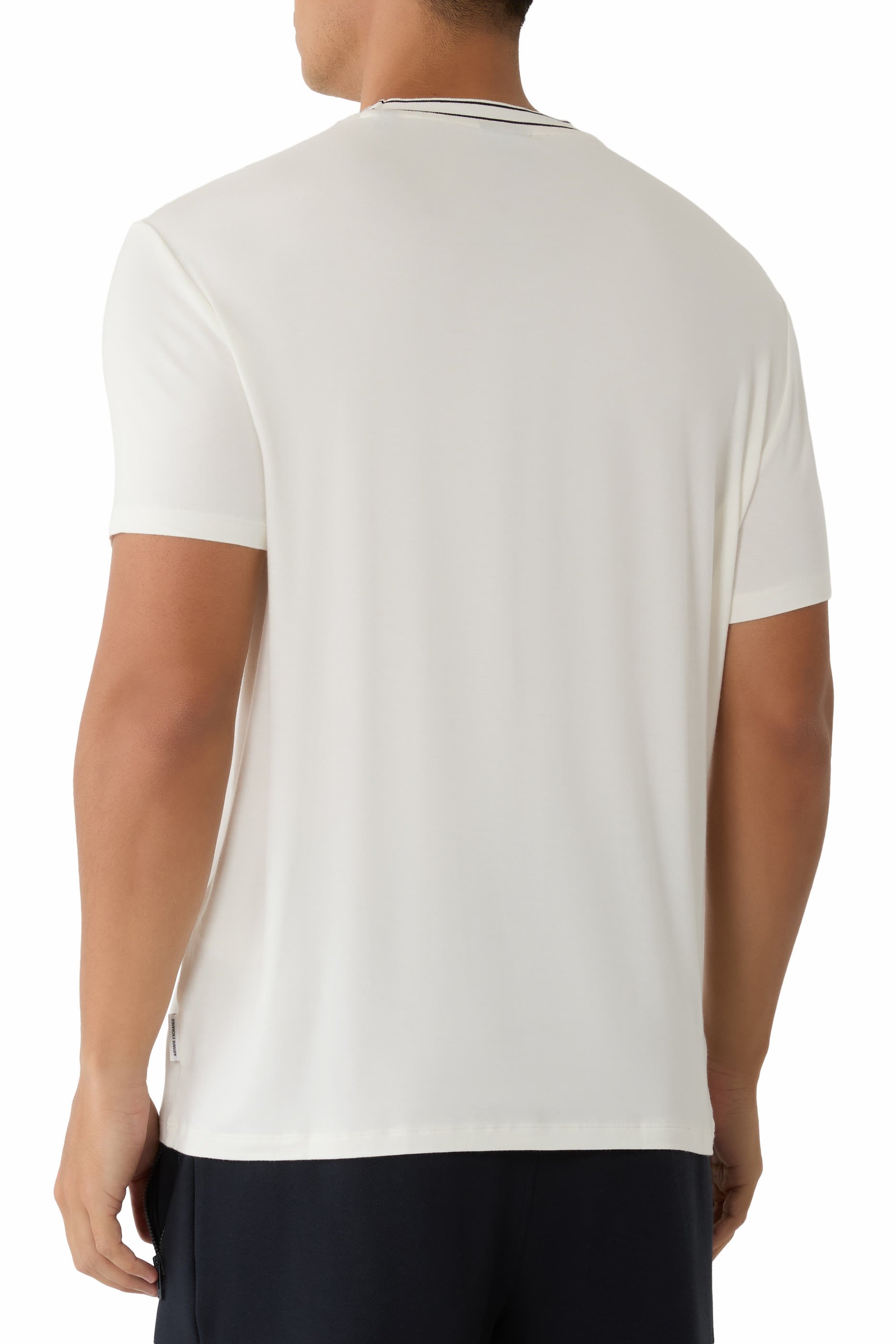 تيشيرت بشعار الماركة قطن جيرسيه