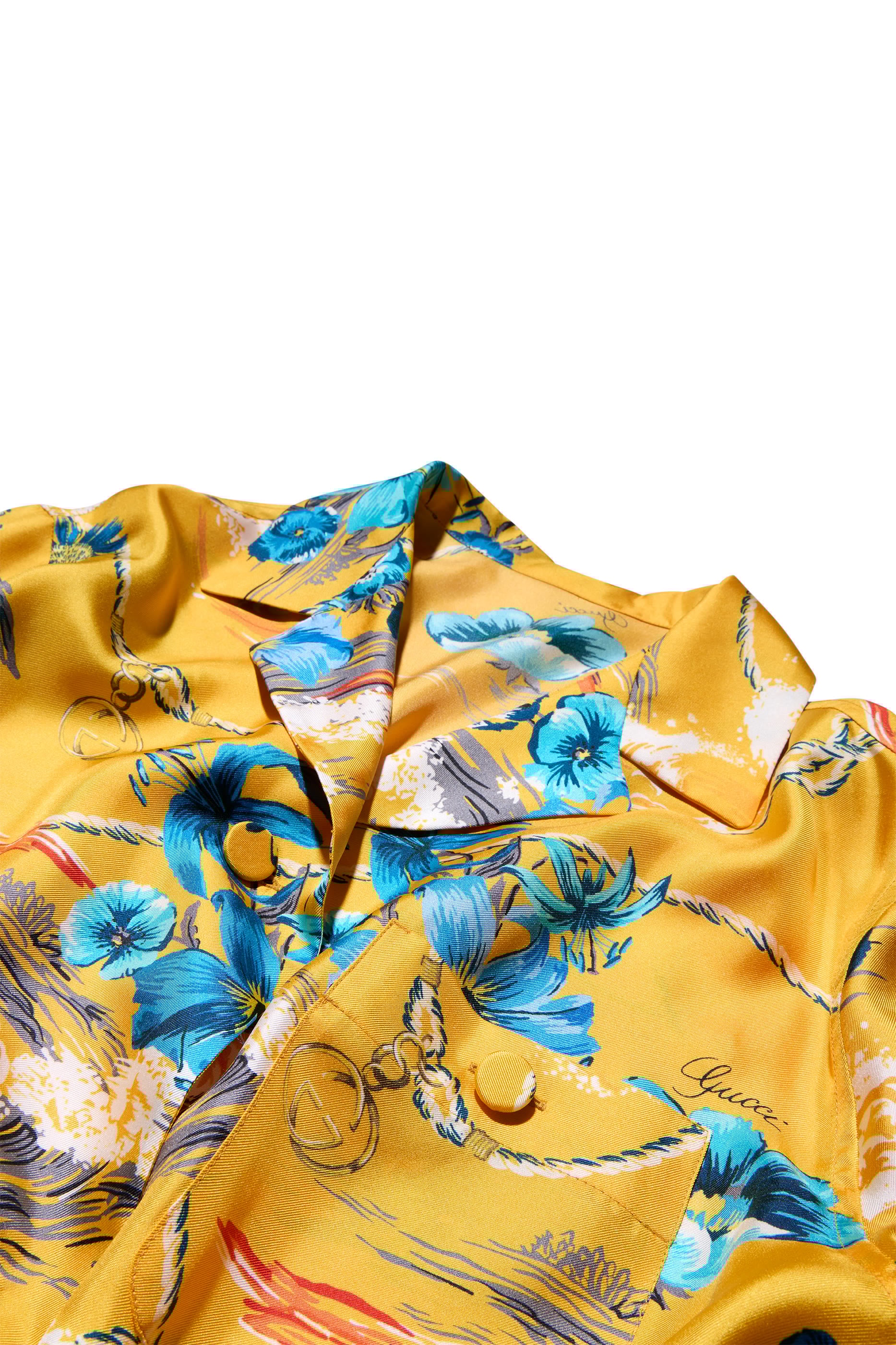 قميص بطبعة أزهار بالكامل