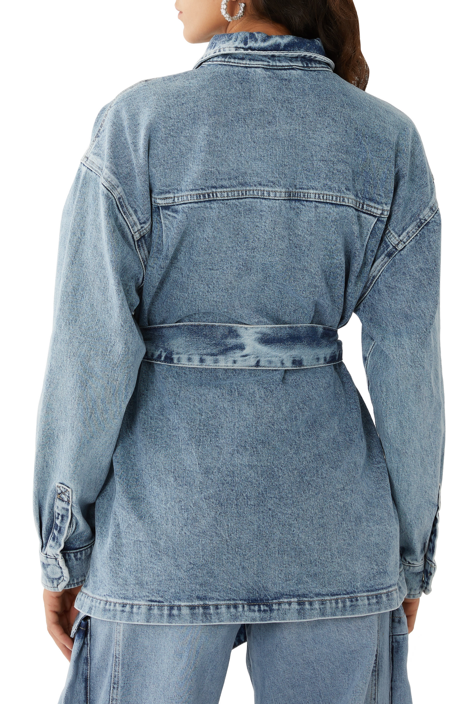 جاكيت كارجو دنيم