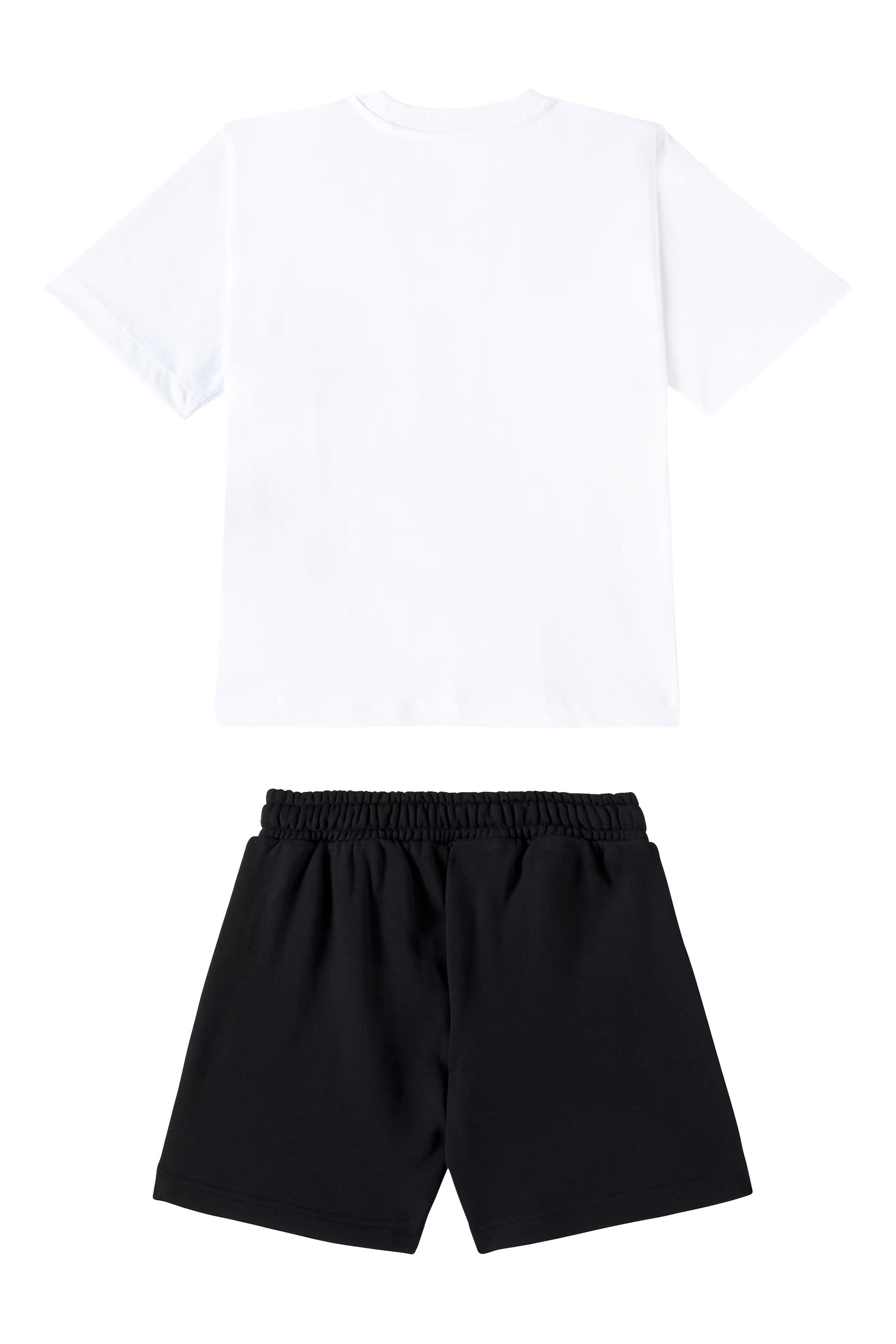 طقم تيشيرت وشورت قطن للأطفال
