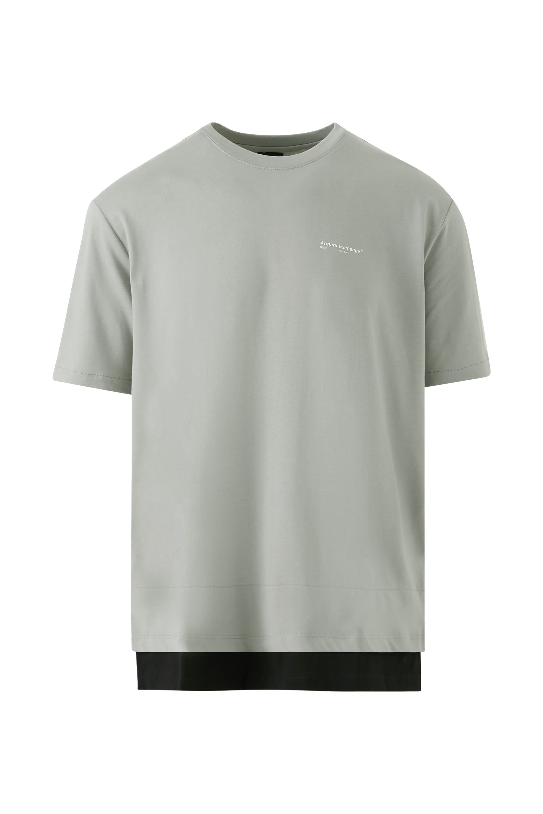 سويت شيرت بأكمام قصيرة بتصميم طبقتين