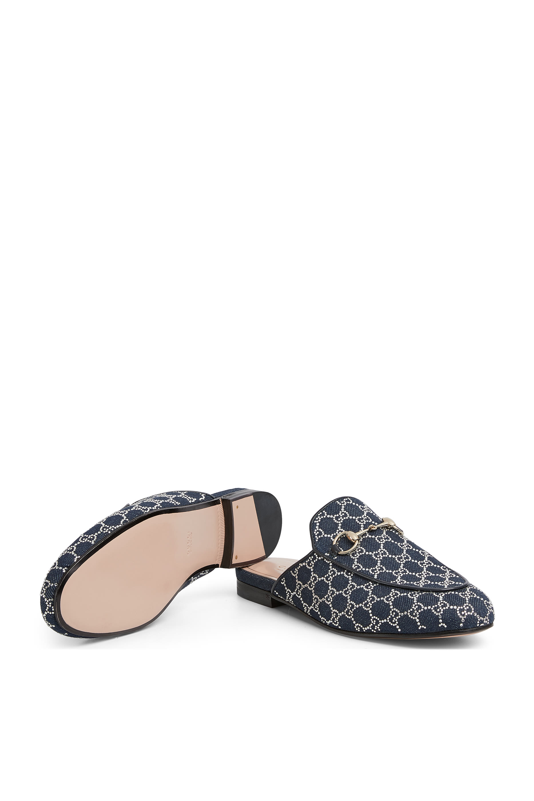 GG Crystal Princetown Slippers