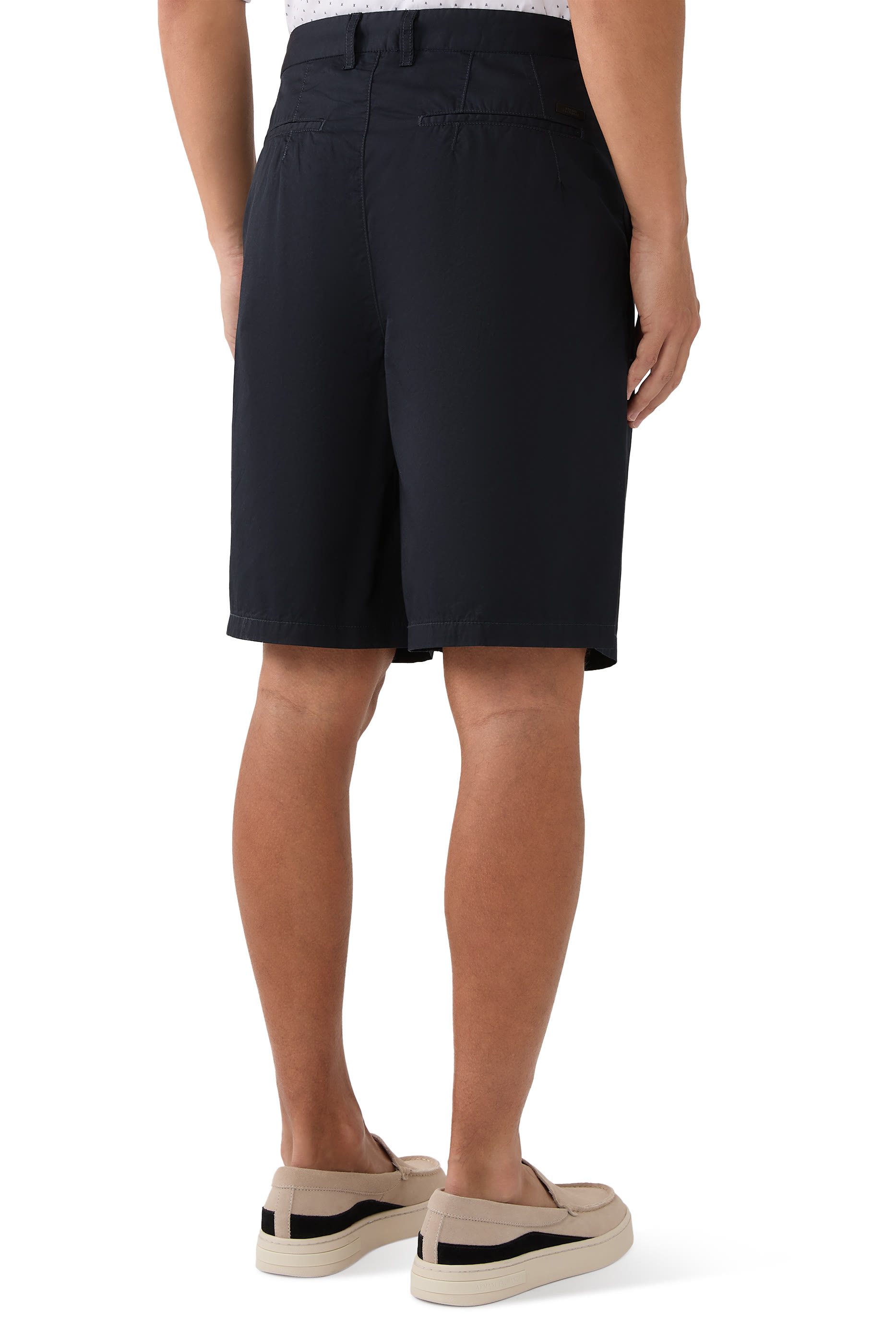 شورت برمودا بطيات قطن