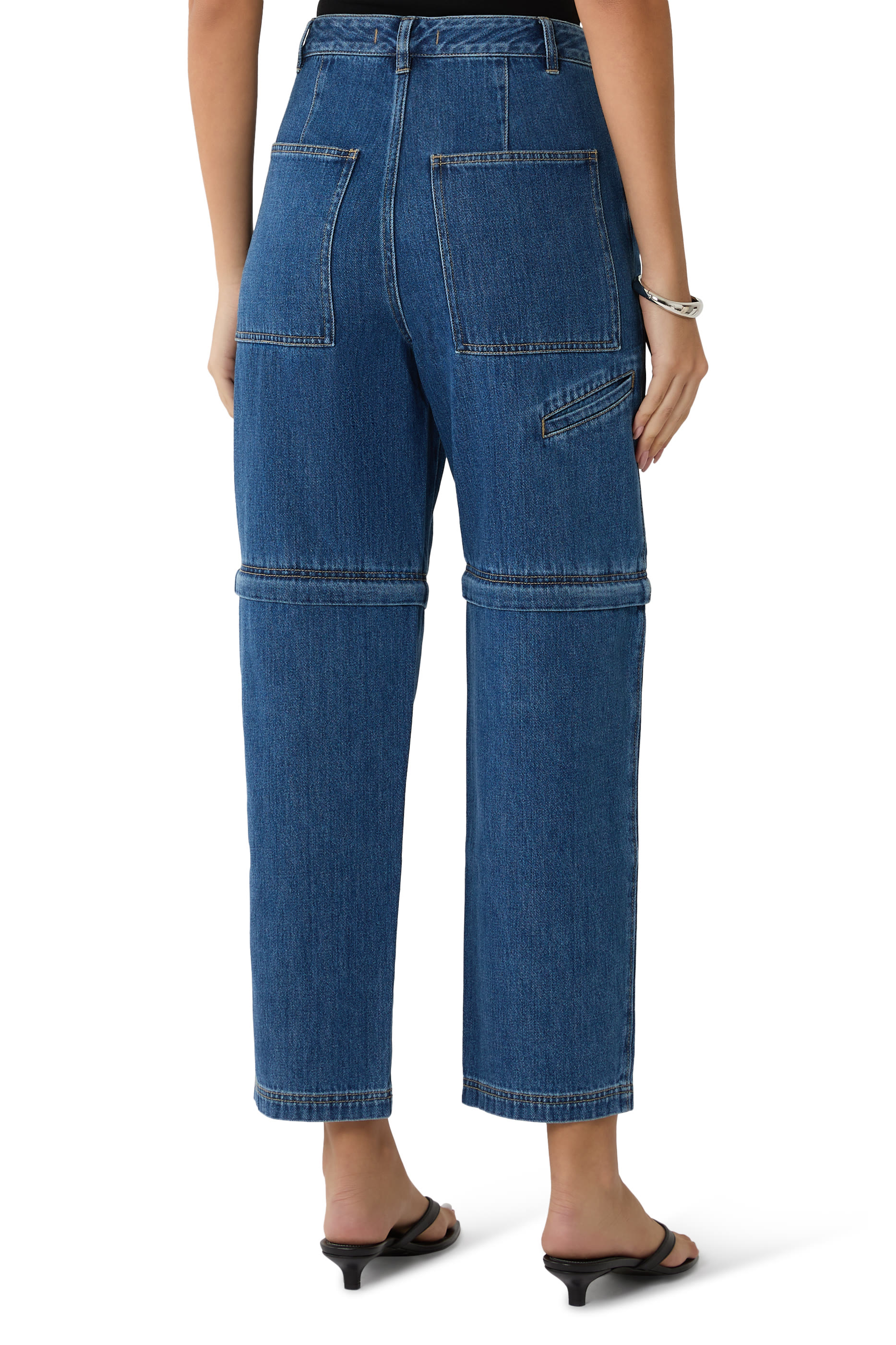 بنطال جينز لارس كونفرتبل بسحاب دنيم