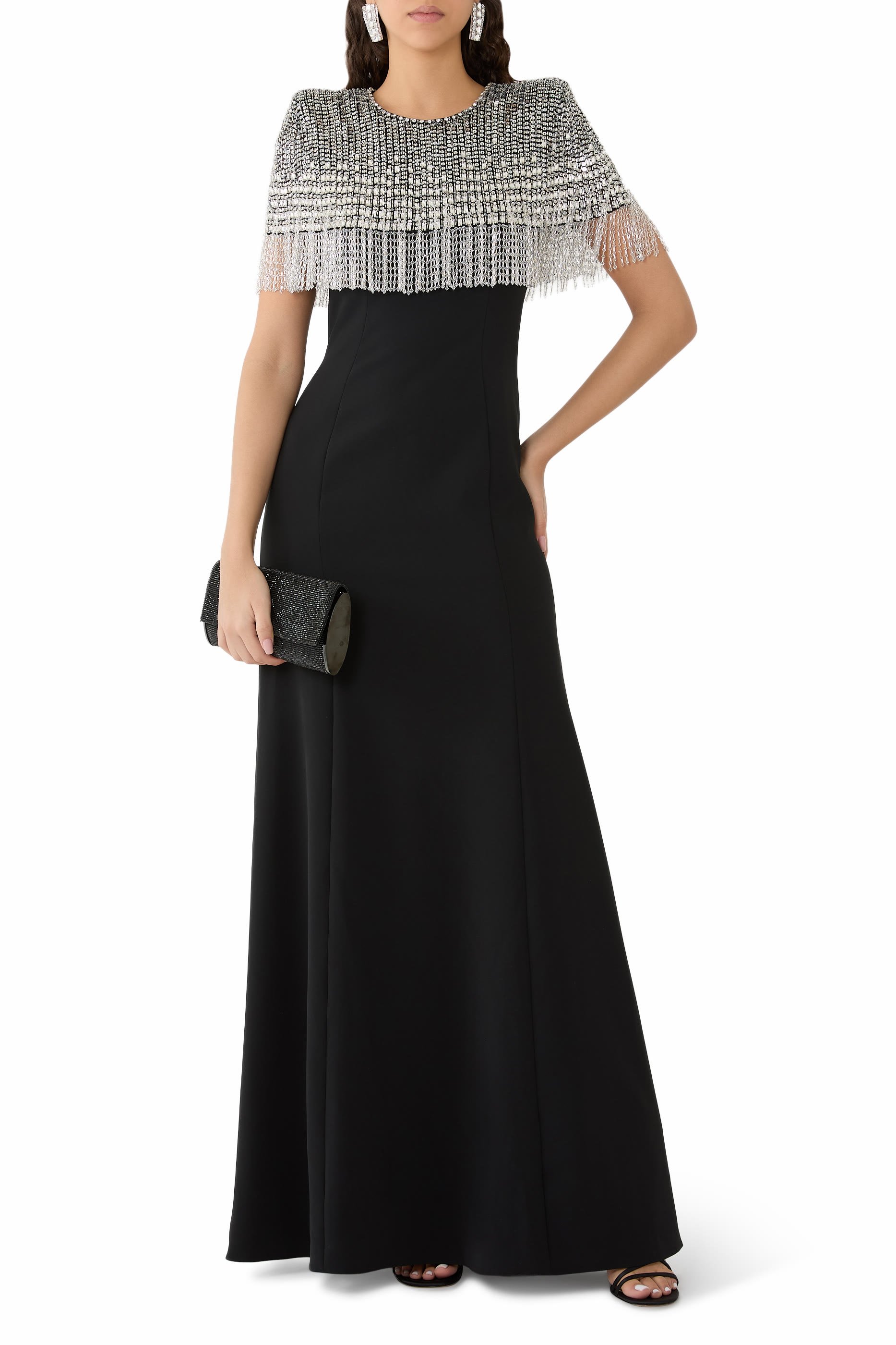 فستان سهرة سابين بخرز