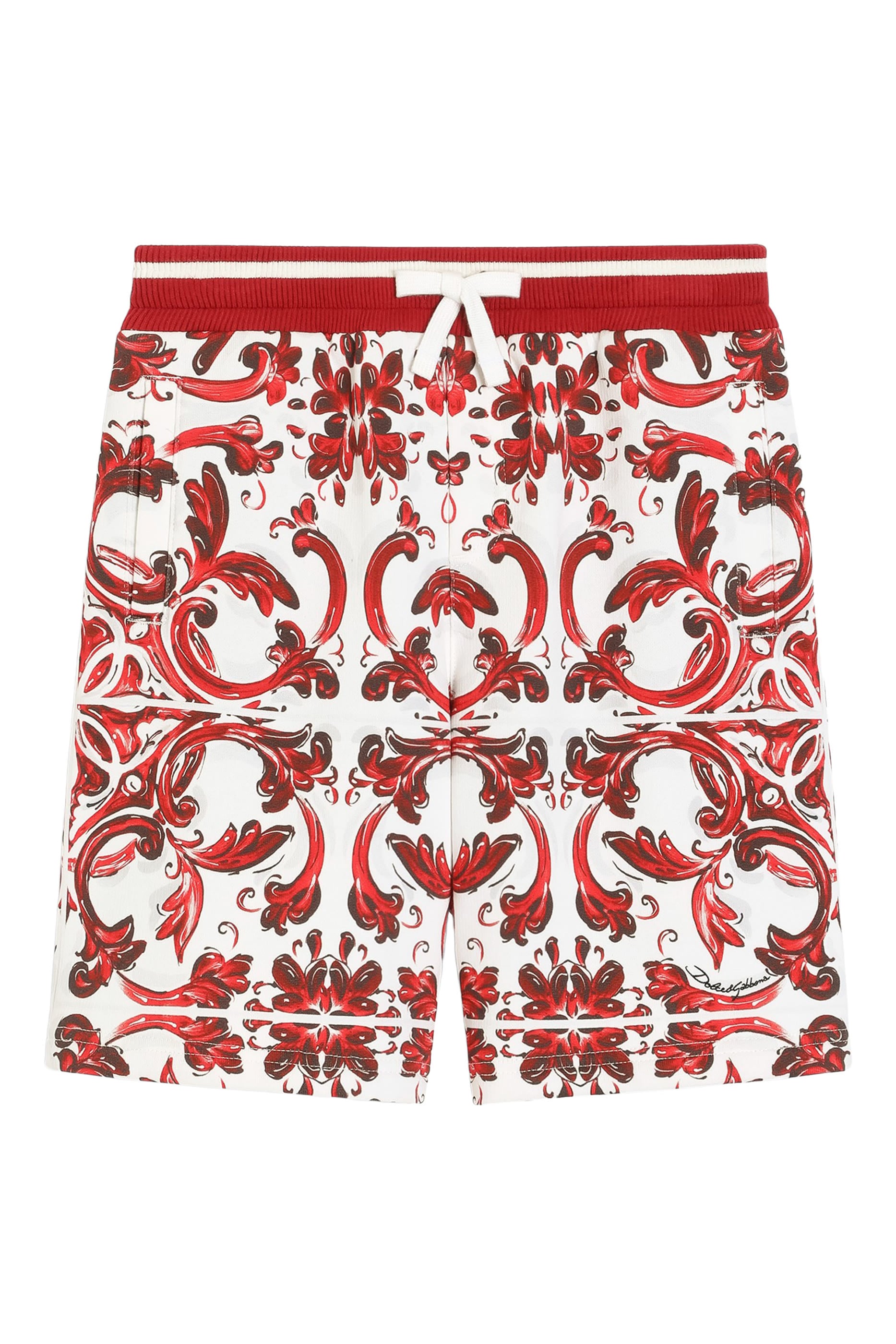 Kids Majolica-Print Bermuda Shorts