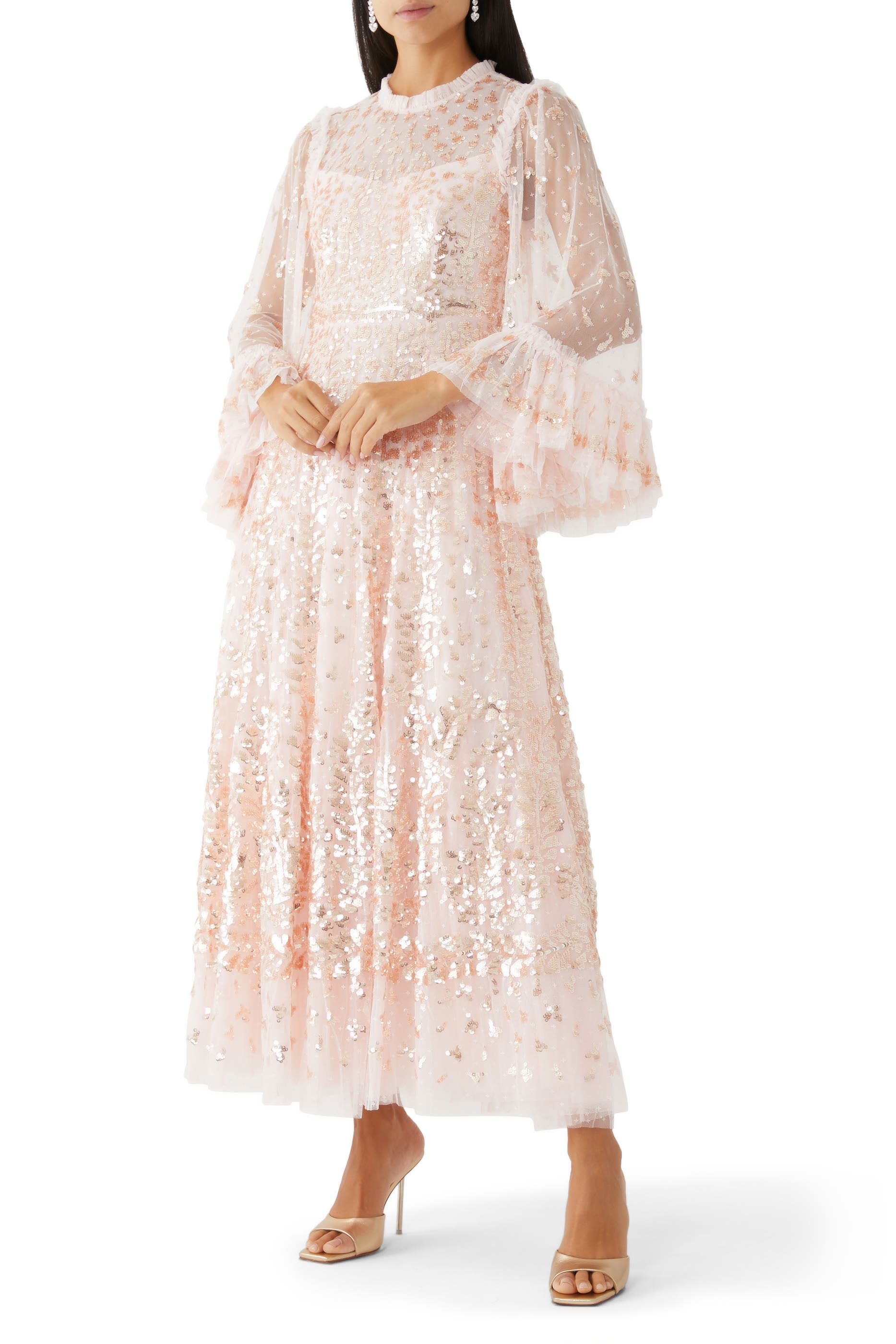 فستان سهرة فيرن بطول الكاحل