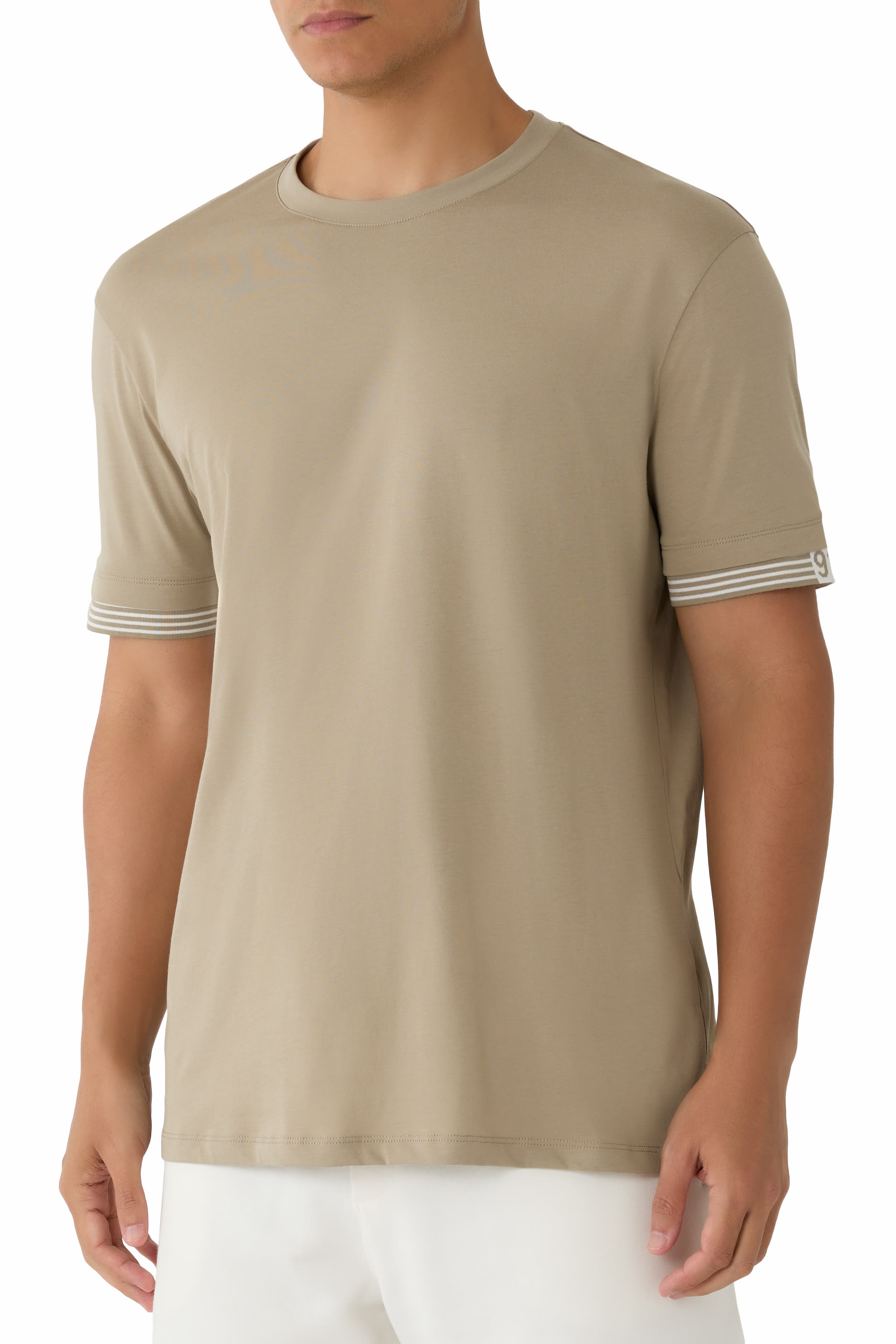 تيشيرت 91 بشعار الماركة قطن جيرسيه