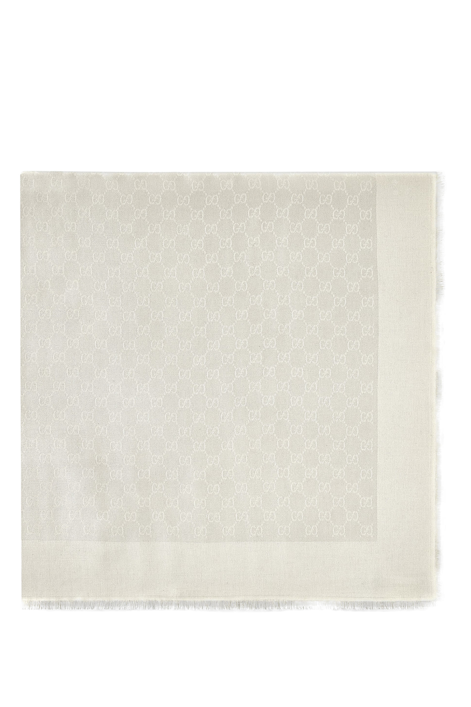 شال جاكار بشعار حرفي الماركة صوف وحرير