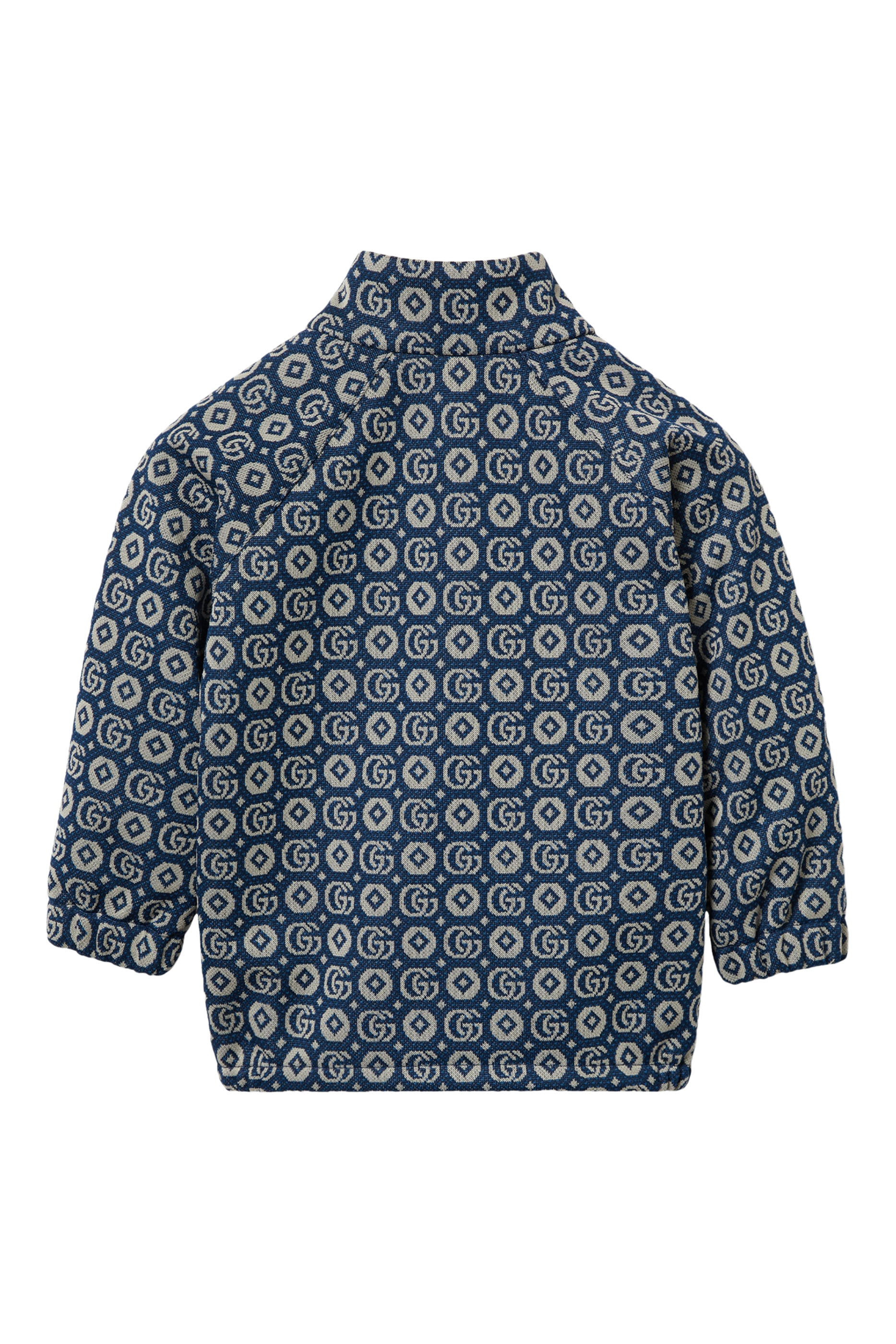 جاكيت بنقشة حرفي شعار الماركة جيرسيه للرضع