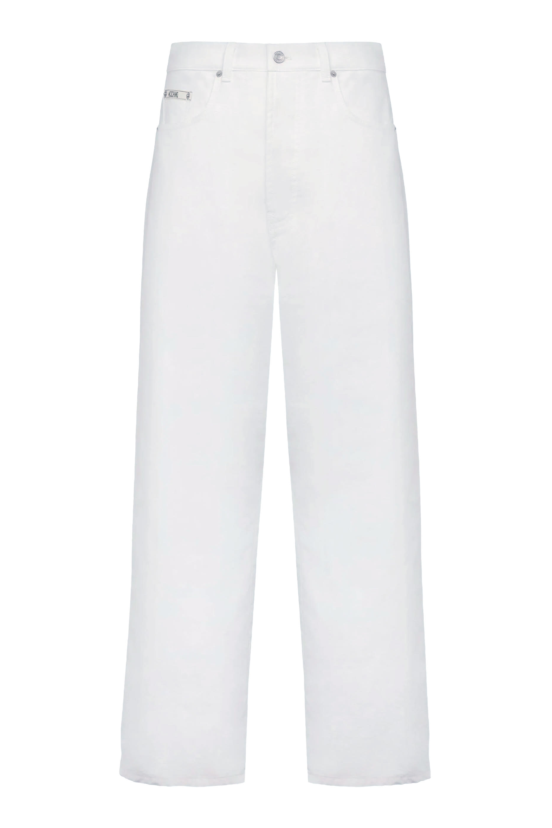 بنطال جينز بحلية شعار الماركة