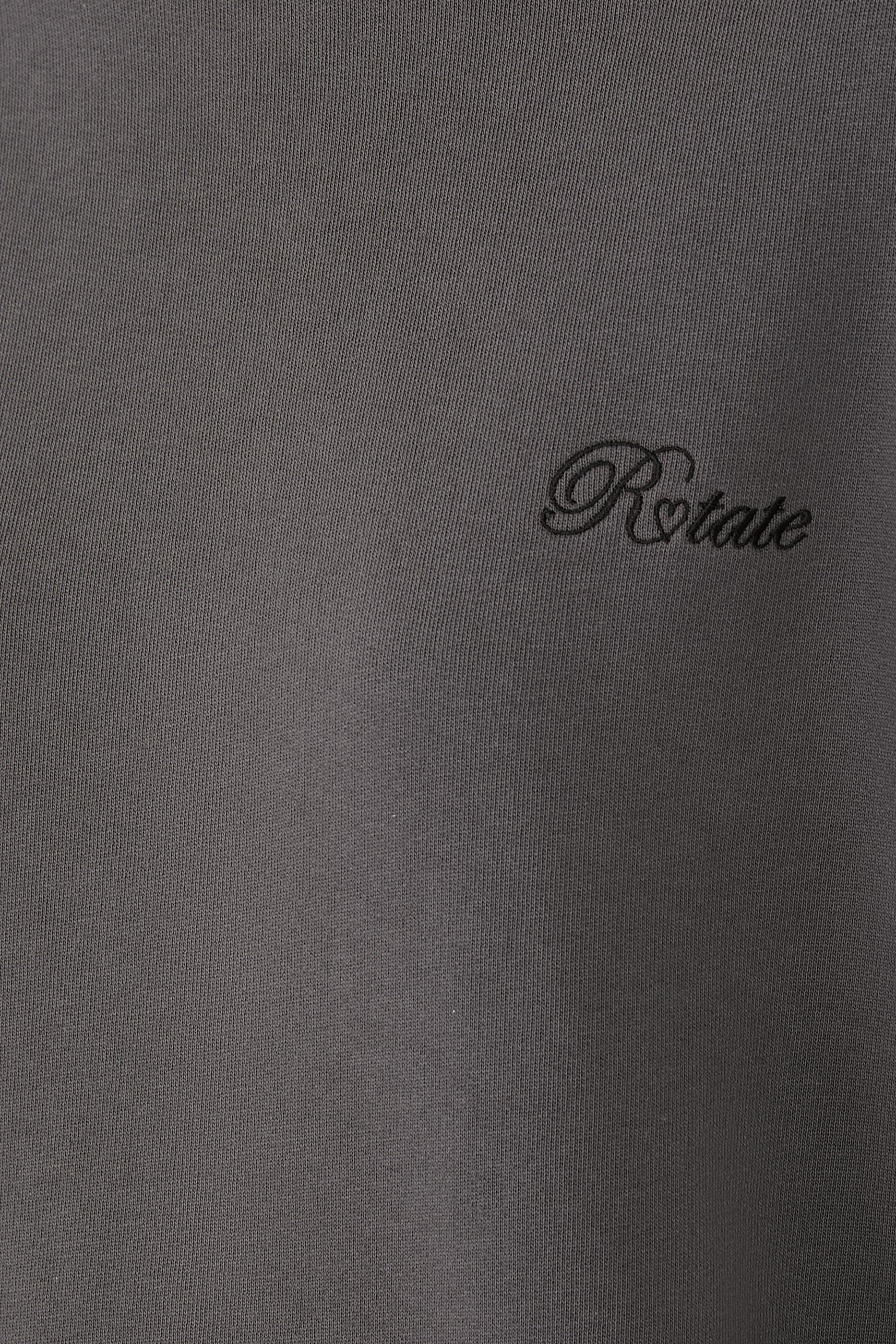 سويت شيرت بياقة ضيقة بأربطة