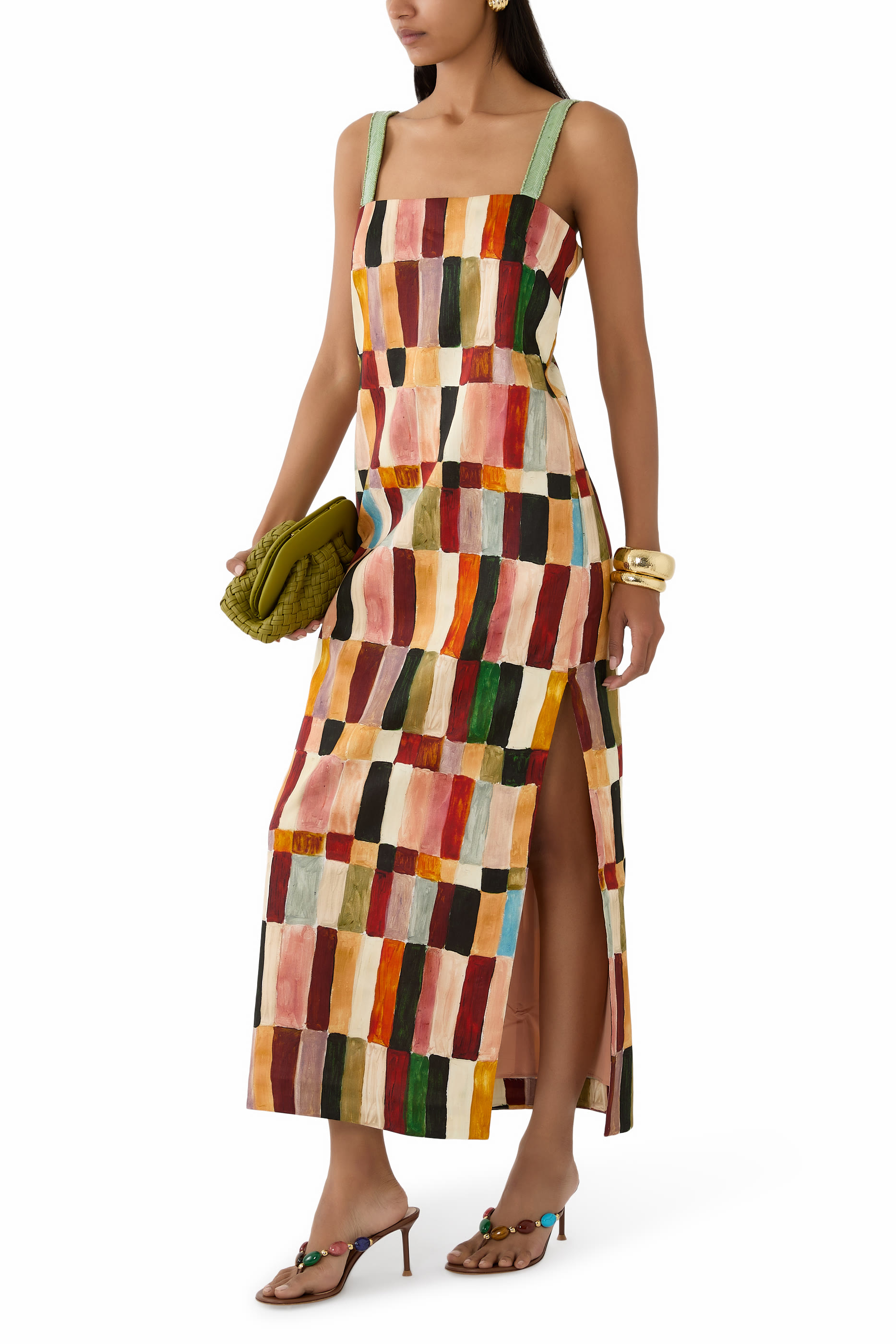 فستان ماجوريل متوسط الطول