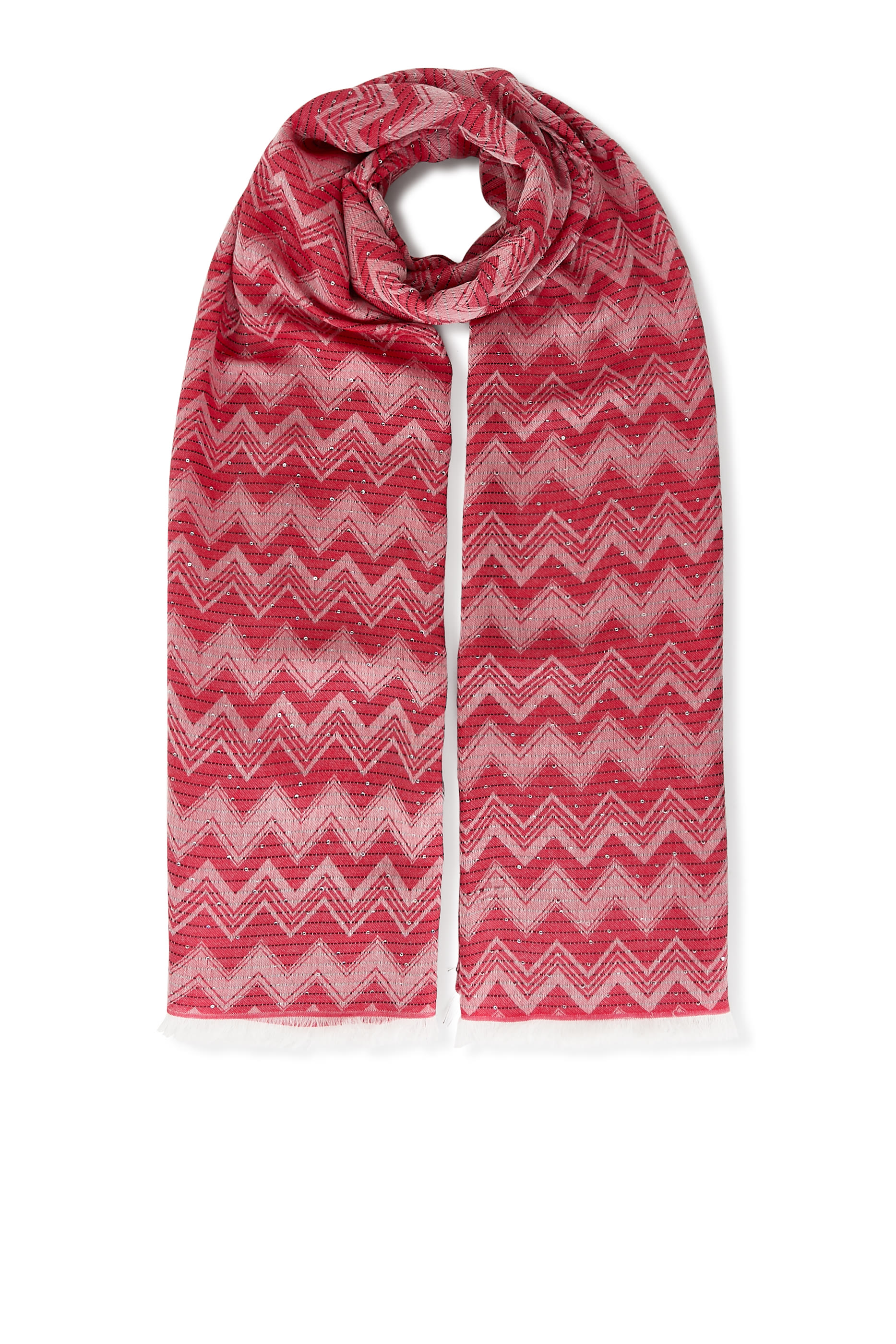 وشاح بنقشة خطوط شيفرون