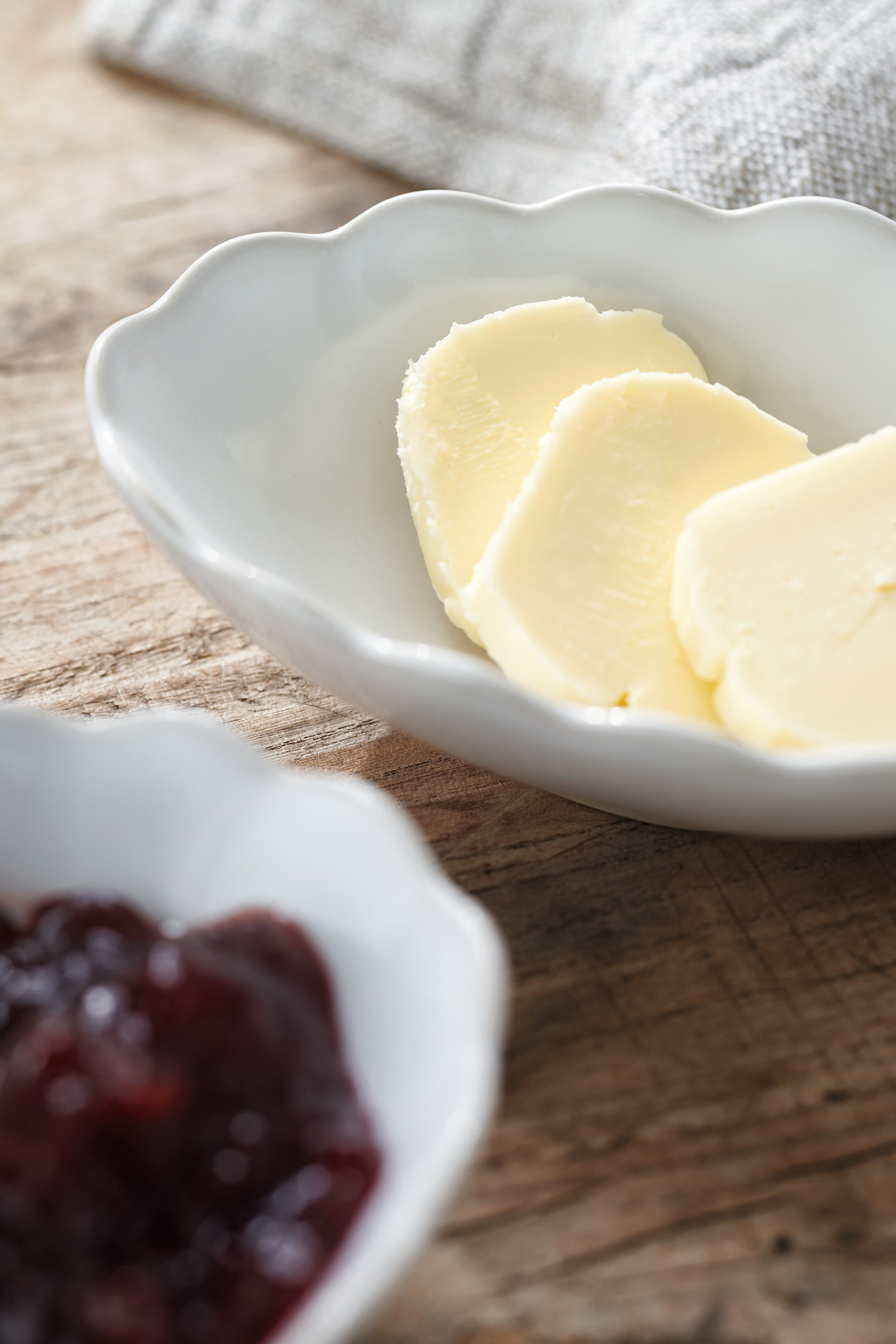 مجموعة أوعية تقديم بورتوبيلو بحافة صدفية