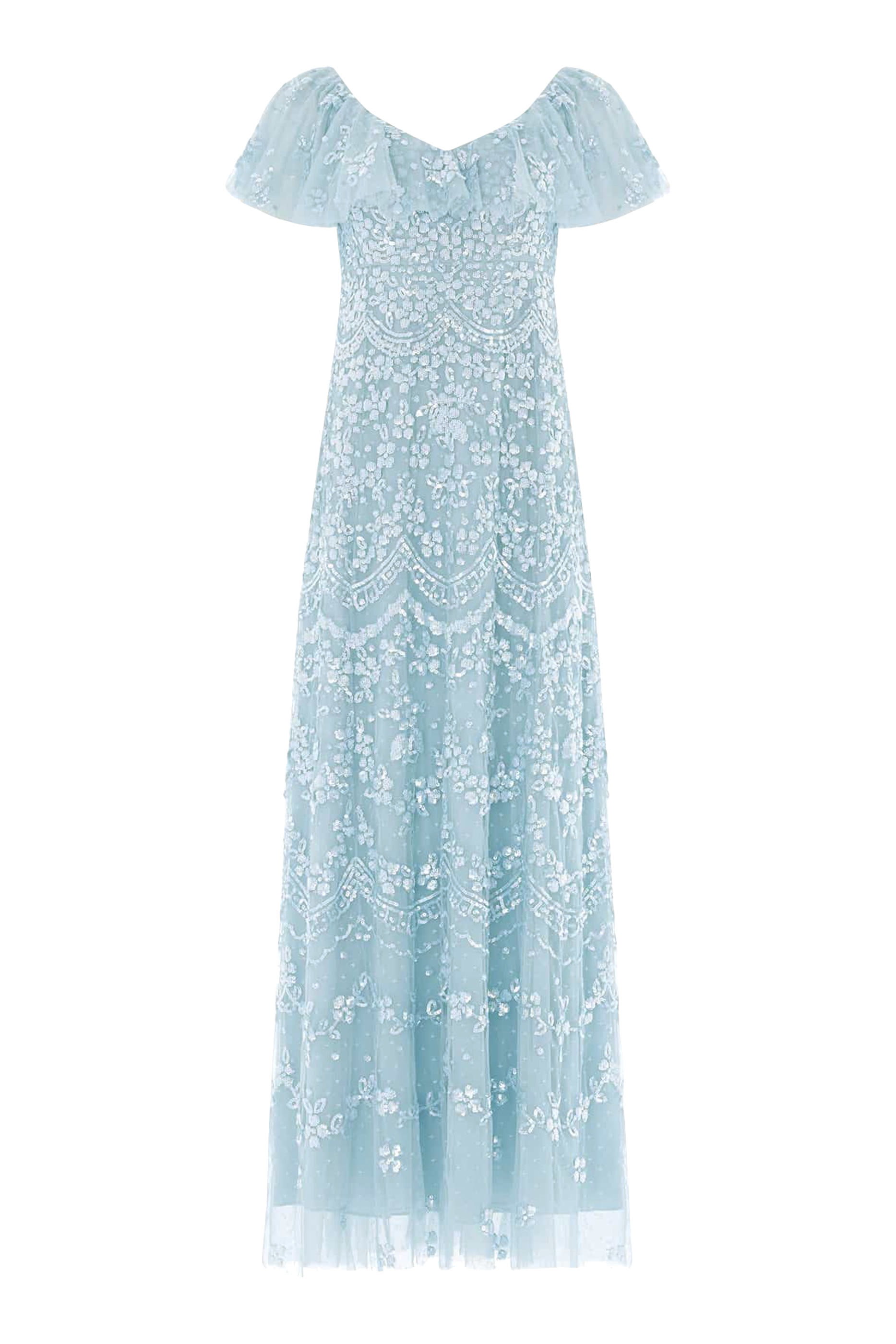 فستان سهرة فريا بياقة V