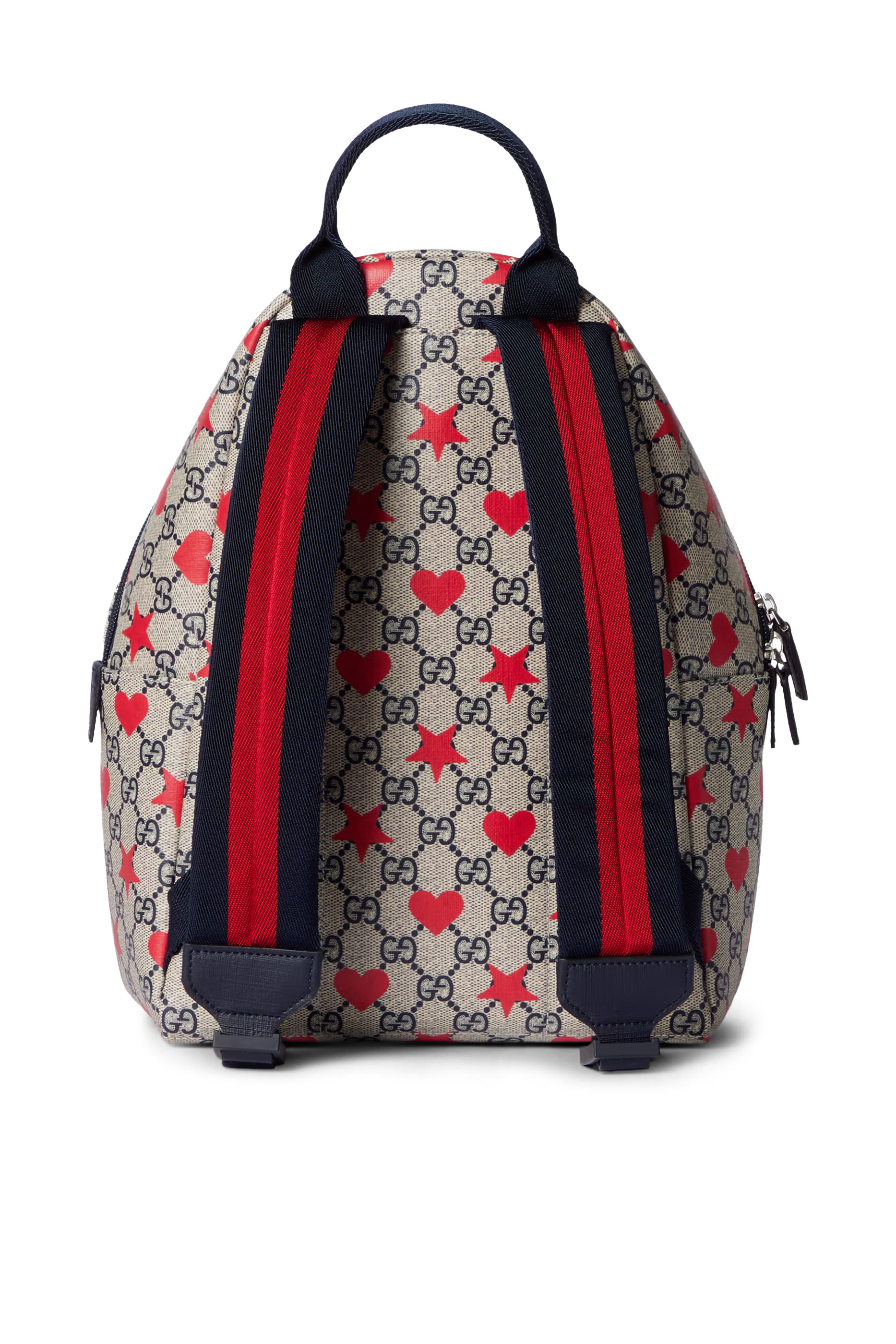 حقيبة ظهر بنقشة حرفي شعار الماركة للأطفال