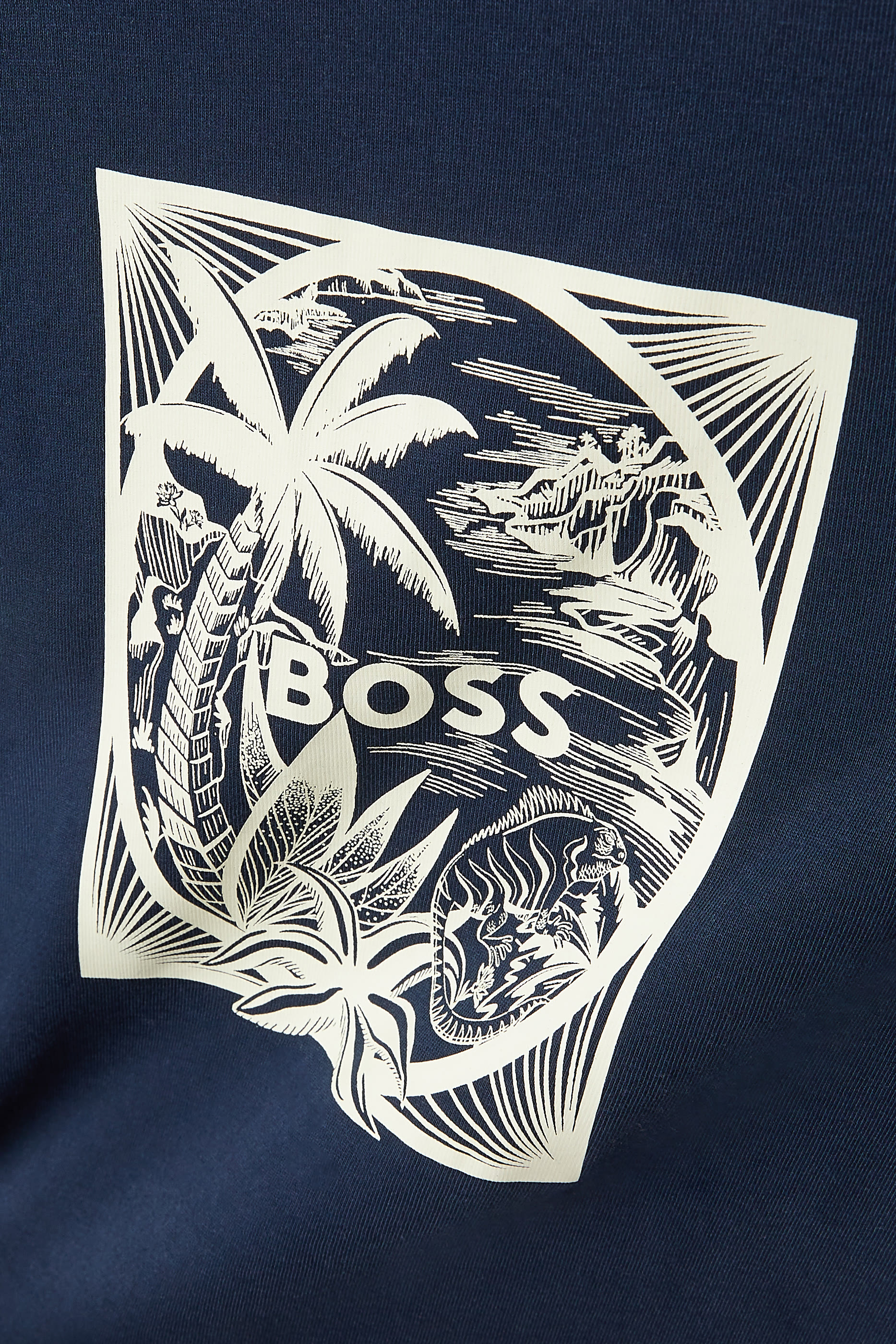 تيشيرت بنقشة شعار الماركة الغرافيكية للأطفال