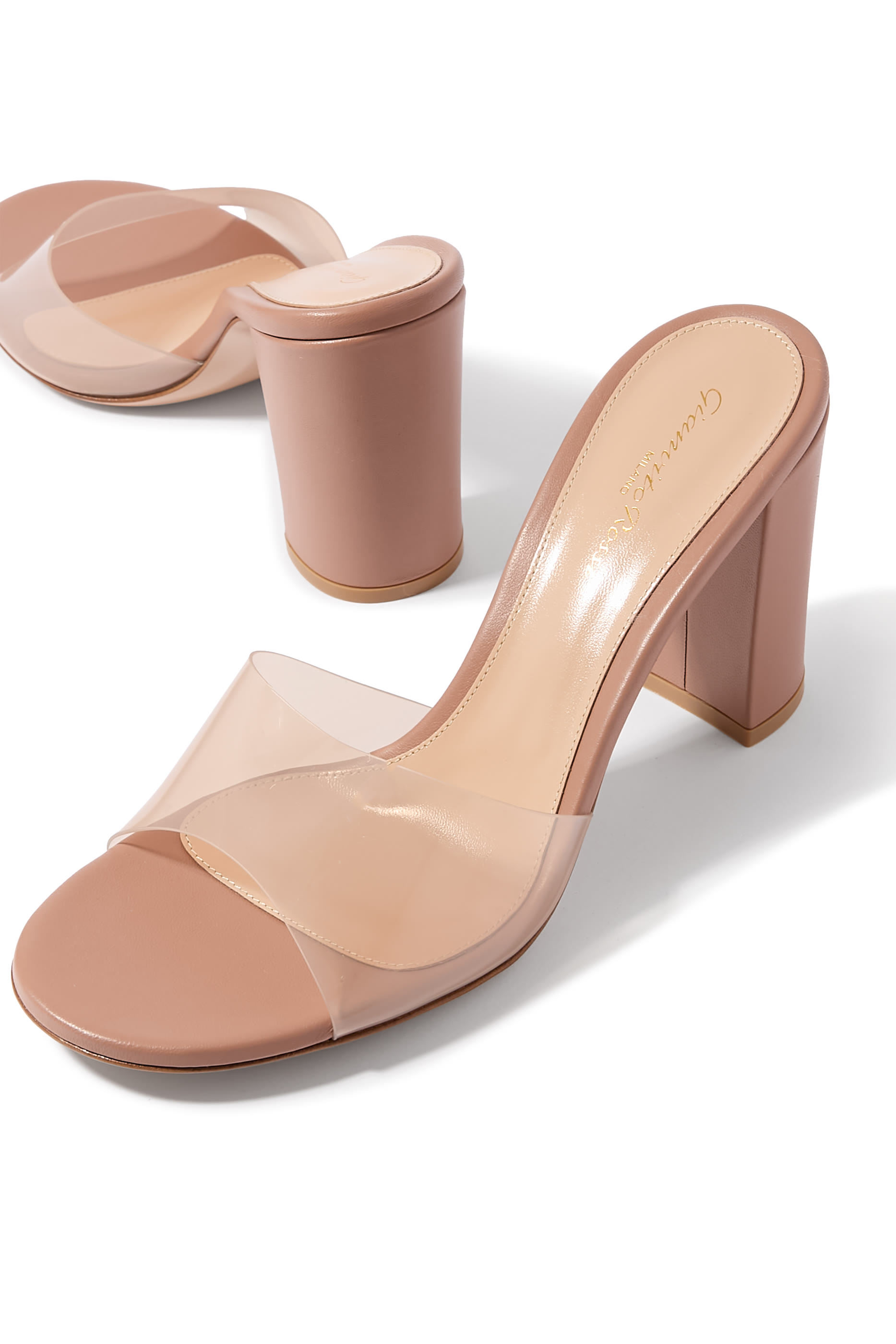 حذاء شفاف مفتوح من الخلف 85