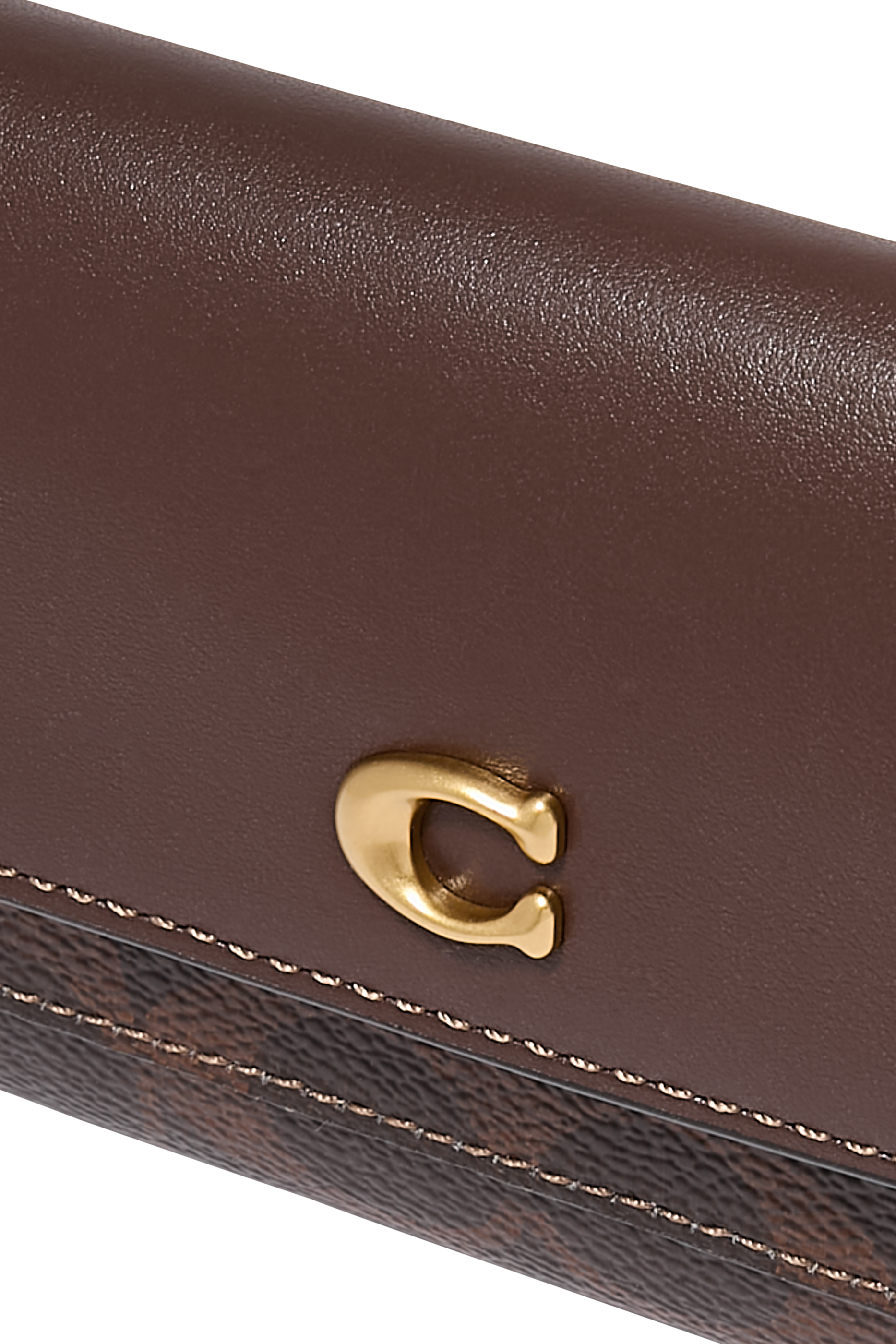 محفظة ايسنشال مستطيلة قماش قنب بشعار الماركة