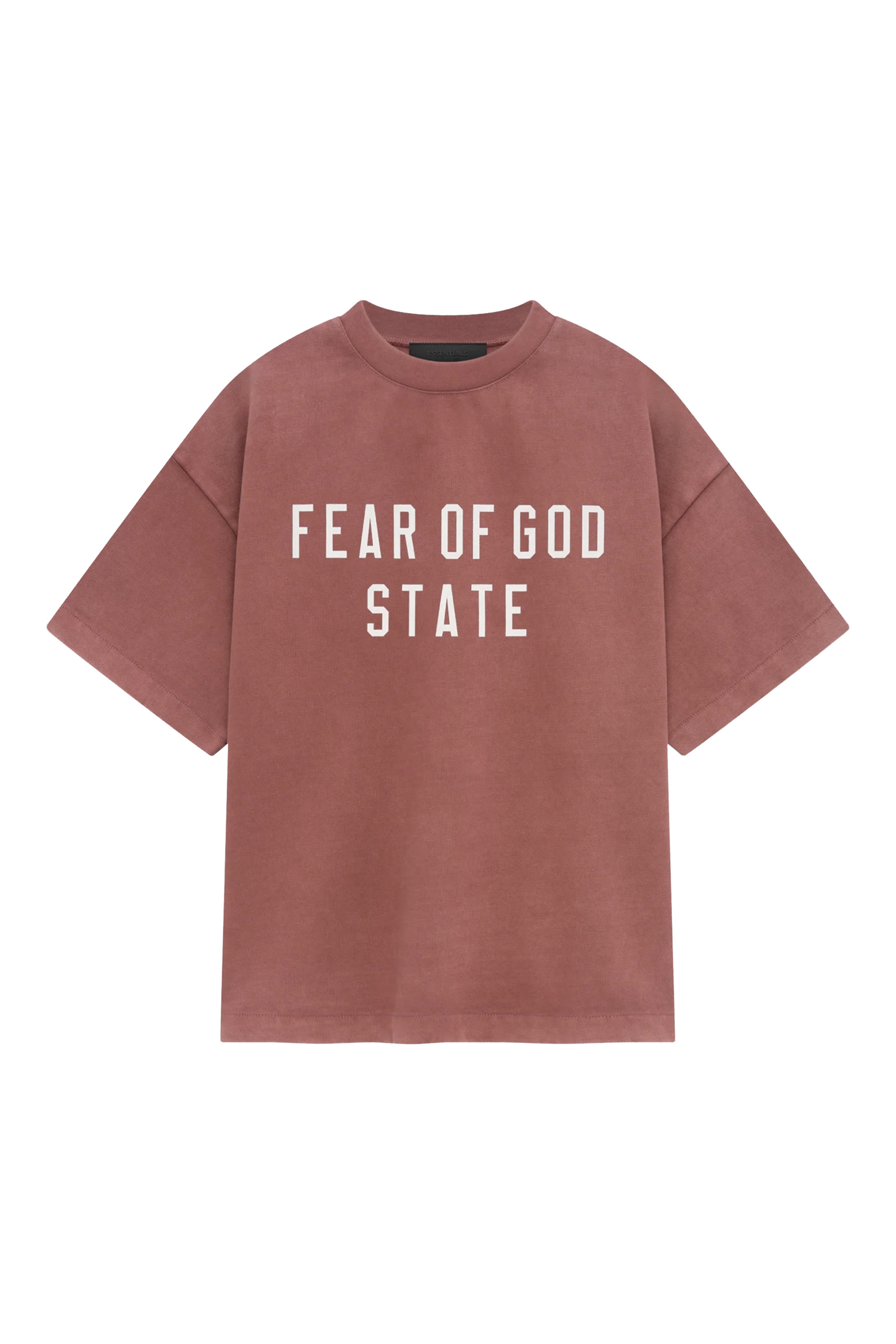 تيشيرت بياقة ضيقة قماش ثقيل الوزن للأطفال