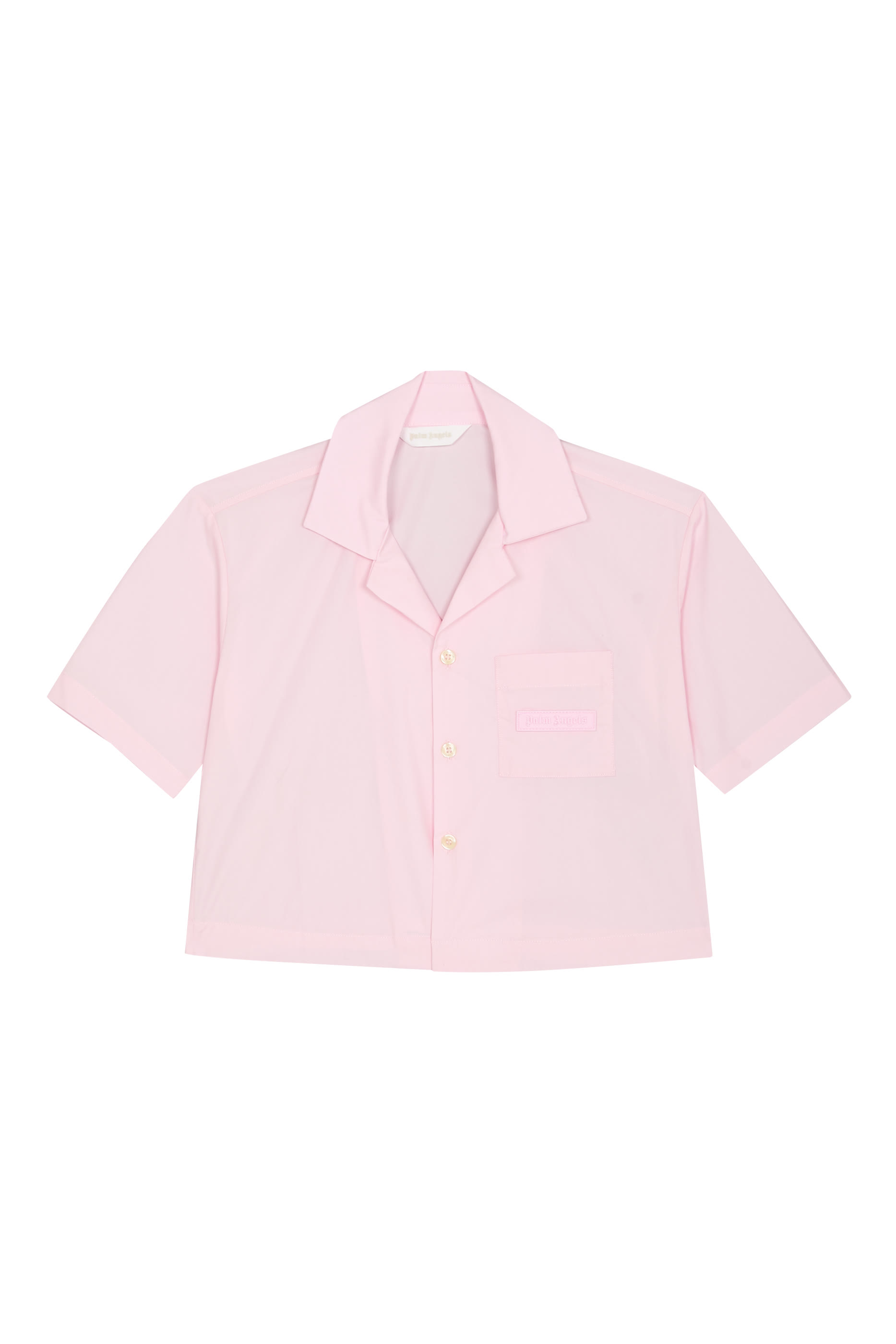 قميص قصير بأكمام قصيرة ونقشة