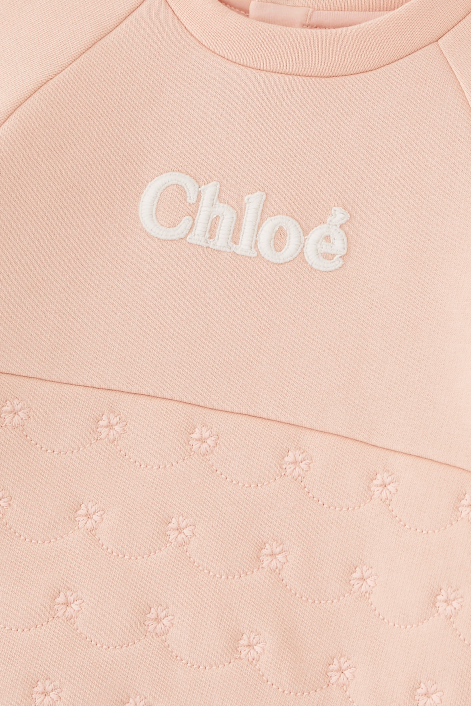 سويت شيرت للأطفار مطرز بشعار الماركة