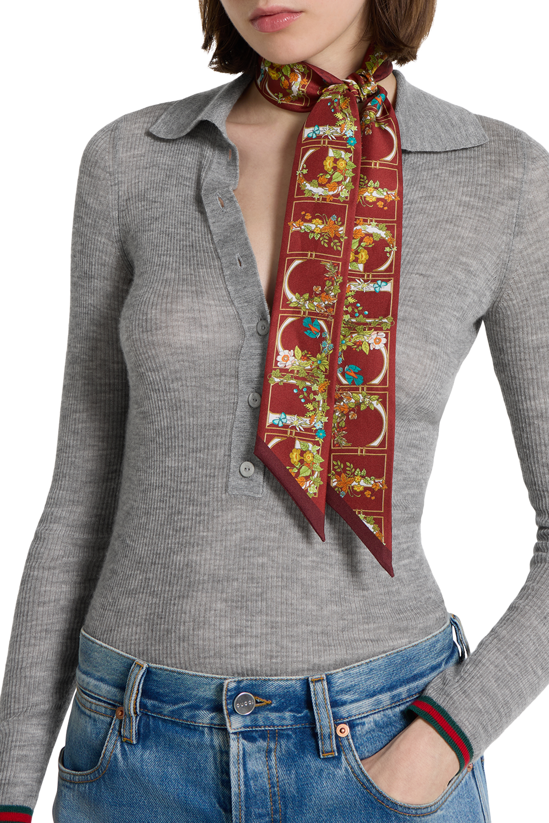 شريط بنقشة حرير تويل