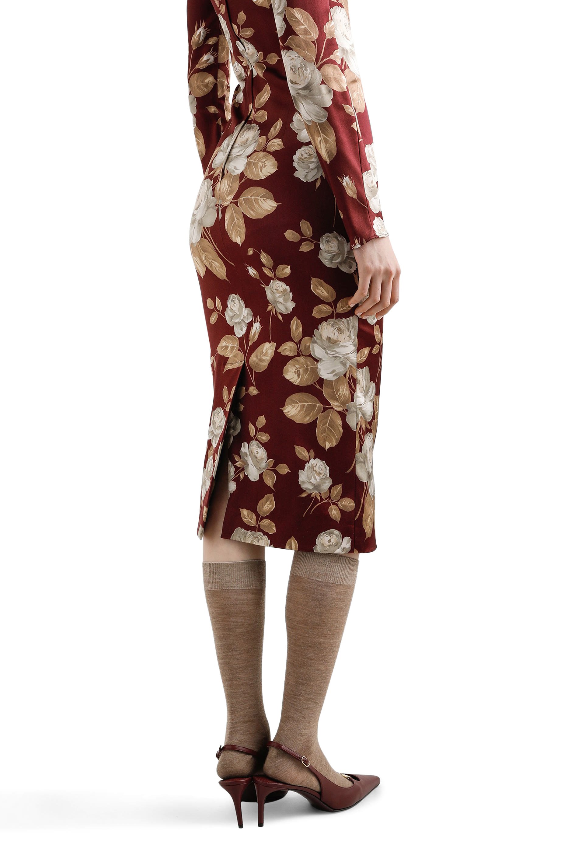 قستان بنقشة ورد فينتج ستان