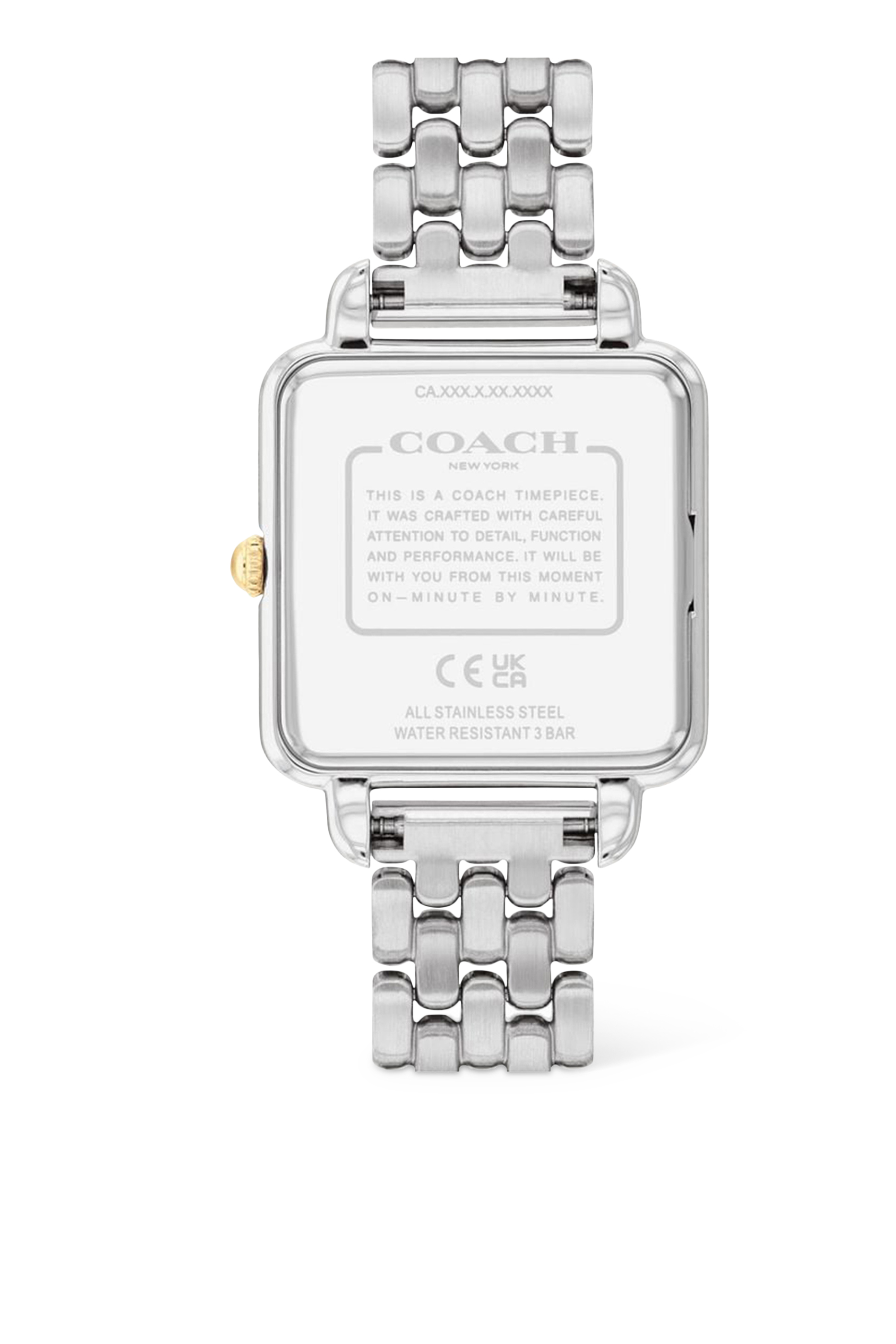 ساعة بلونين ستانلس ستيل