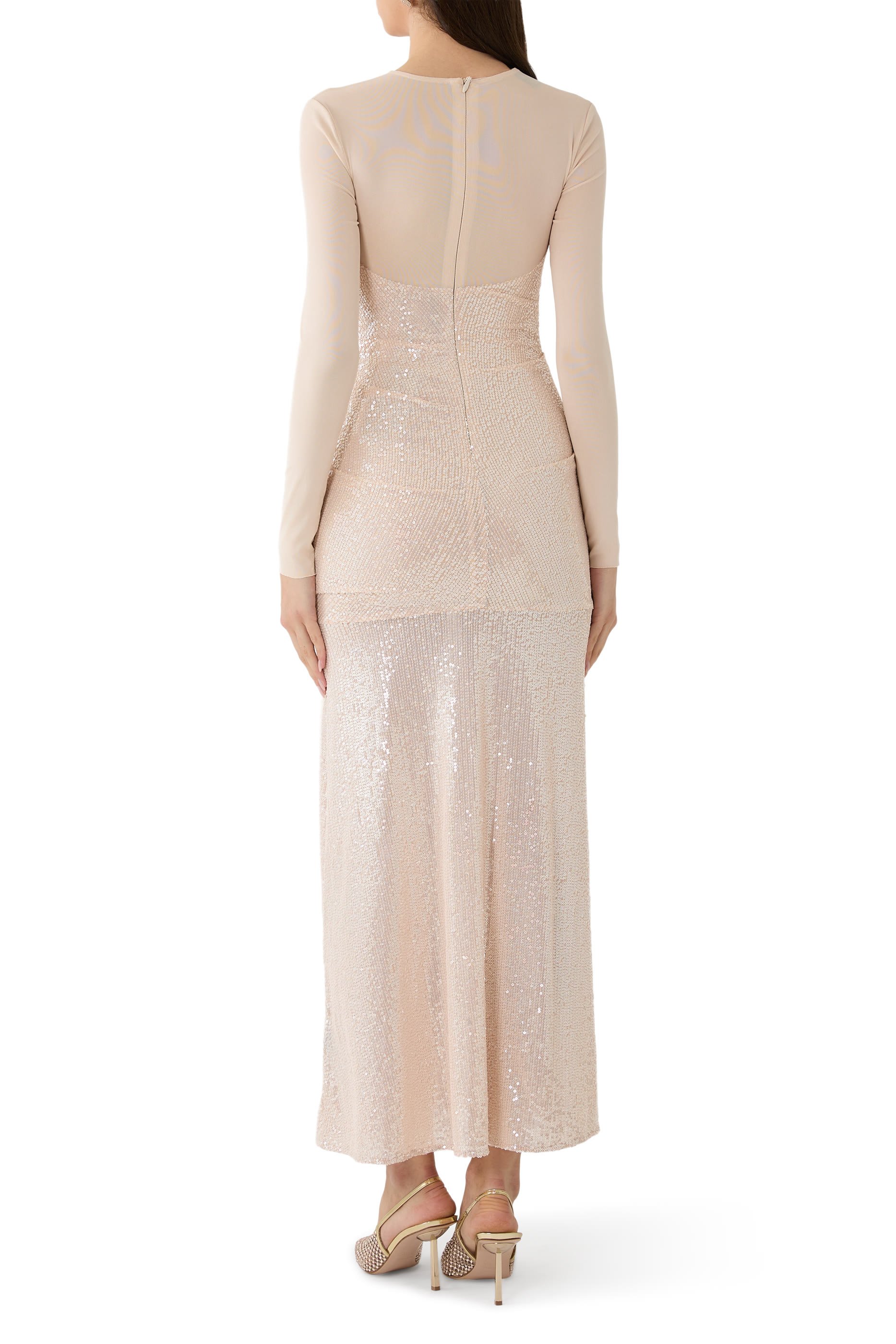 فستان سهرة جوزفين بأكمام طويلة 