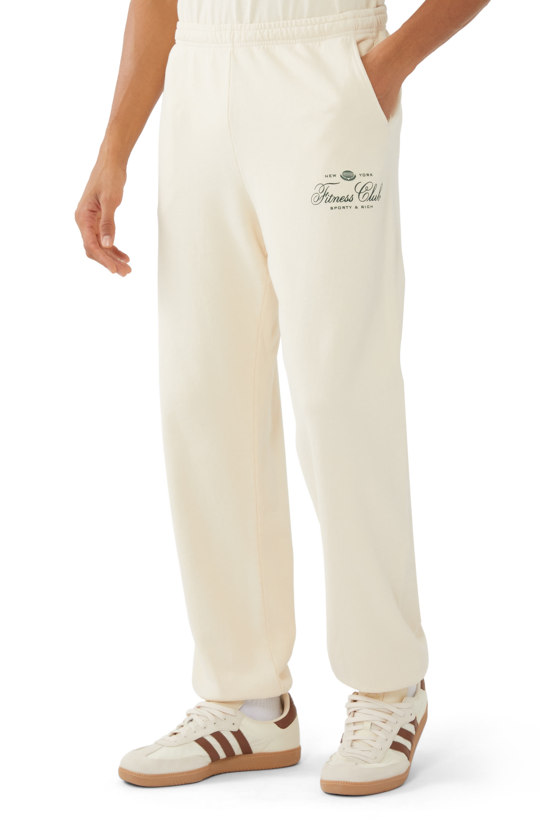 بنطال رياضي بشعار الماركة