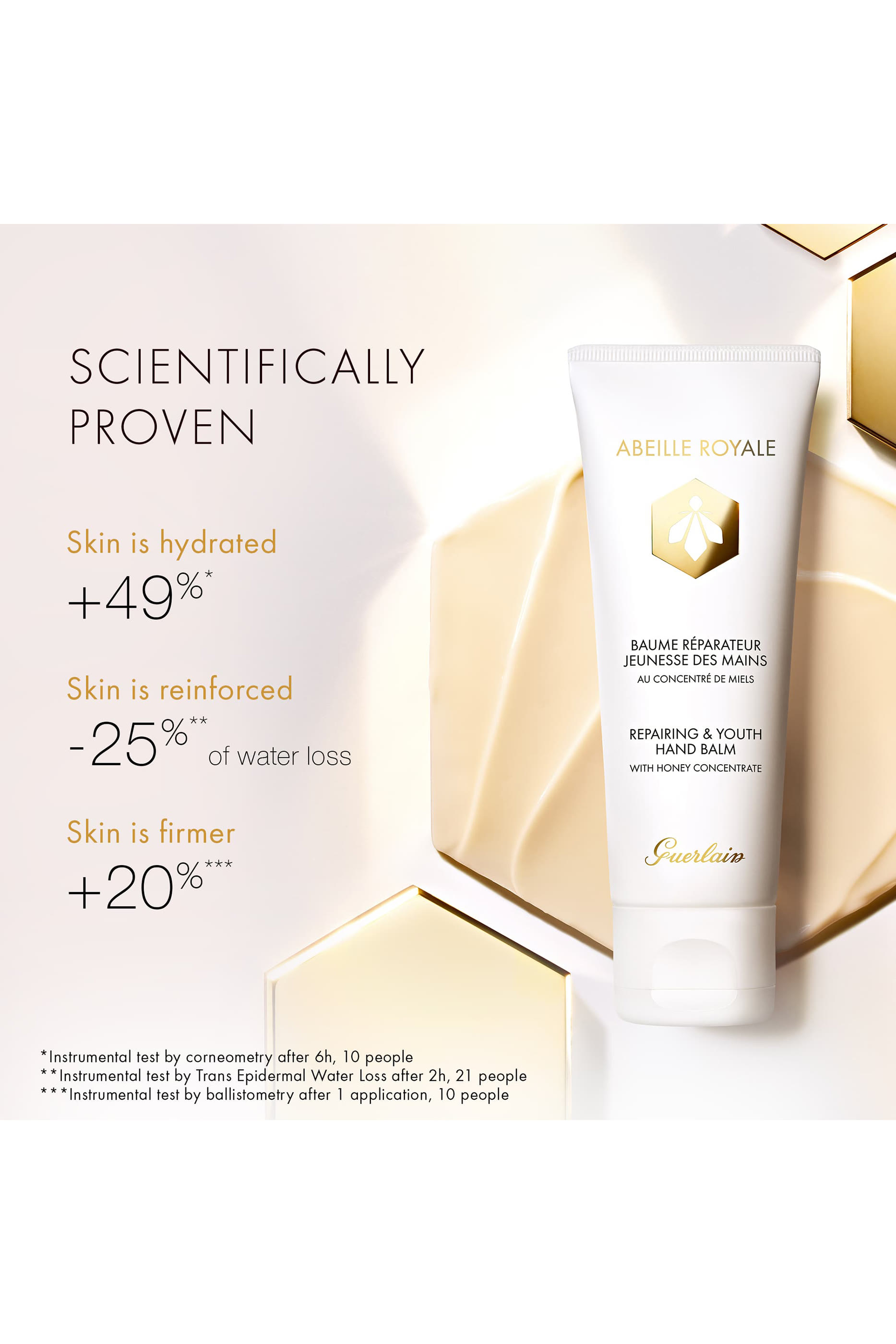 مرطب أباي رويال لإصلاح وتجديد شباب بشرة اليدين