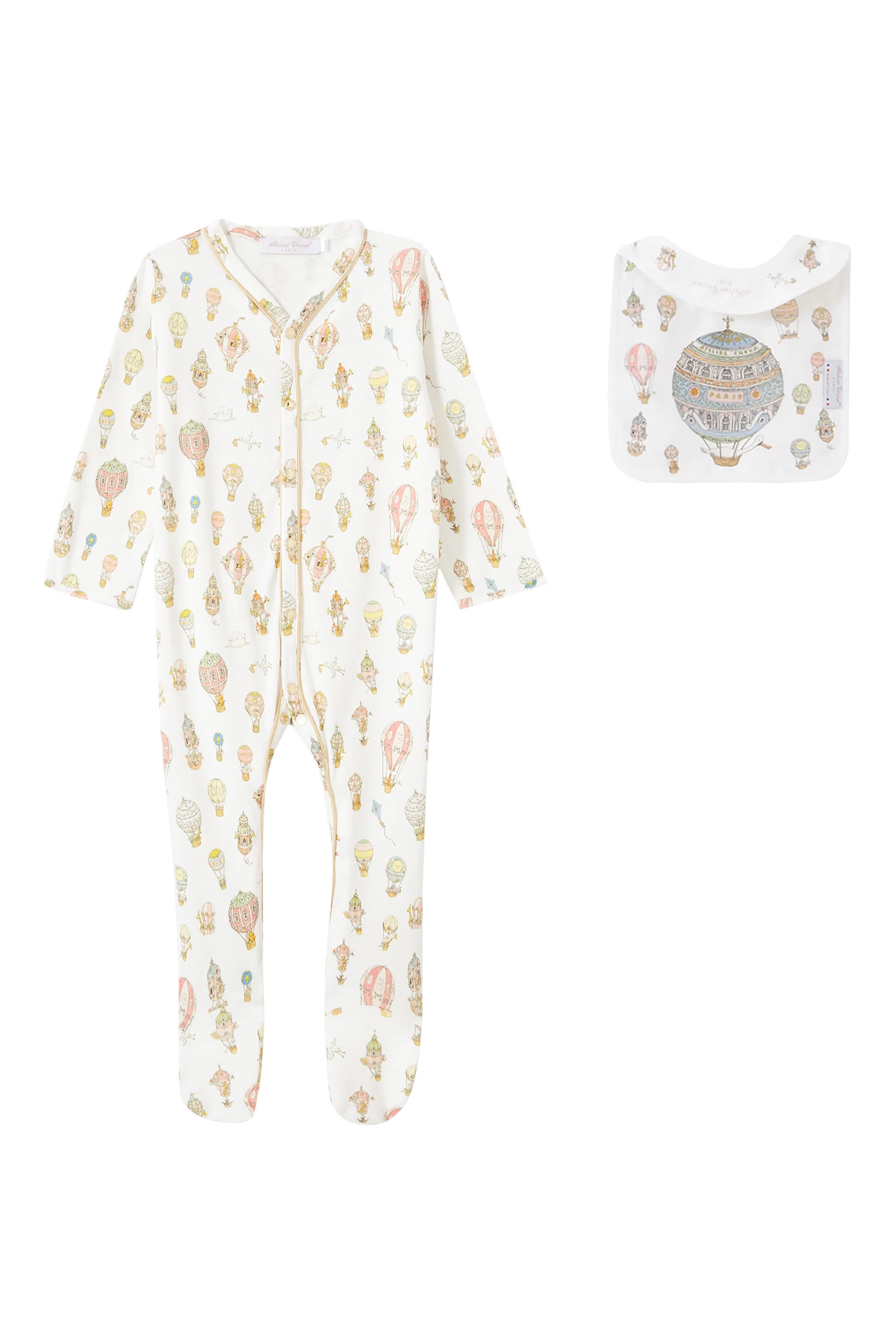 طقم هوت إير بالونز قطن عضوي للأطفال