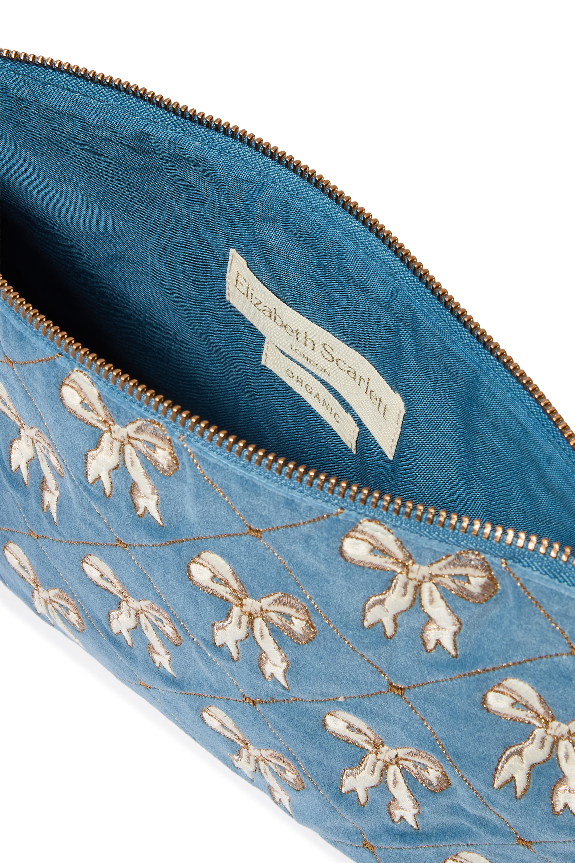 حقيبة صغيرة يومية بنقشة فيونكات متشابكة