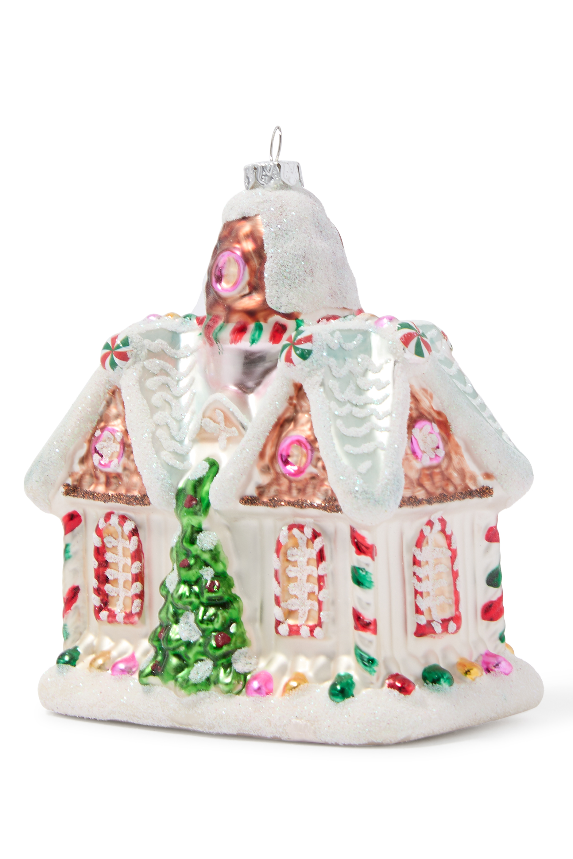 Glass Gingerbread Ornament