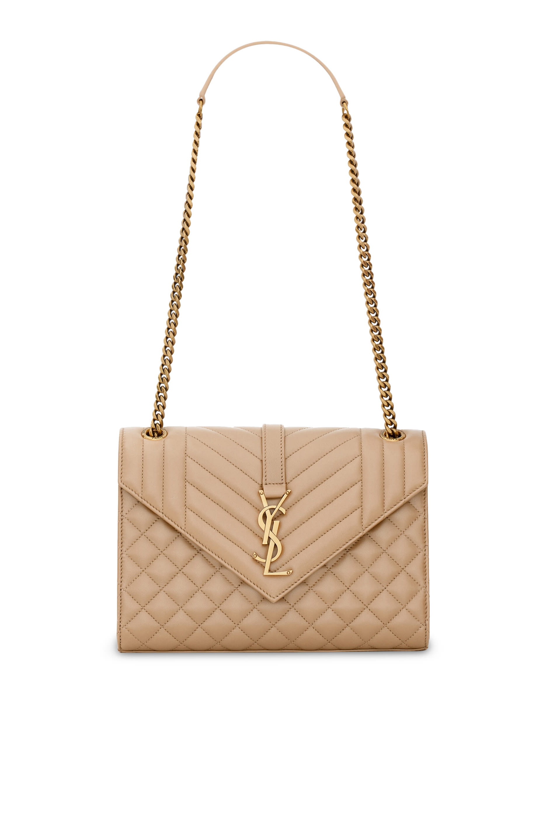 حقيبة متوسطة بتصميم ظرف بحمالة سلسلة