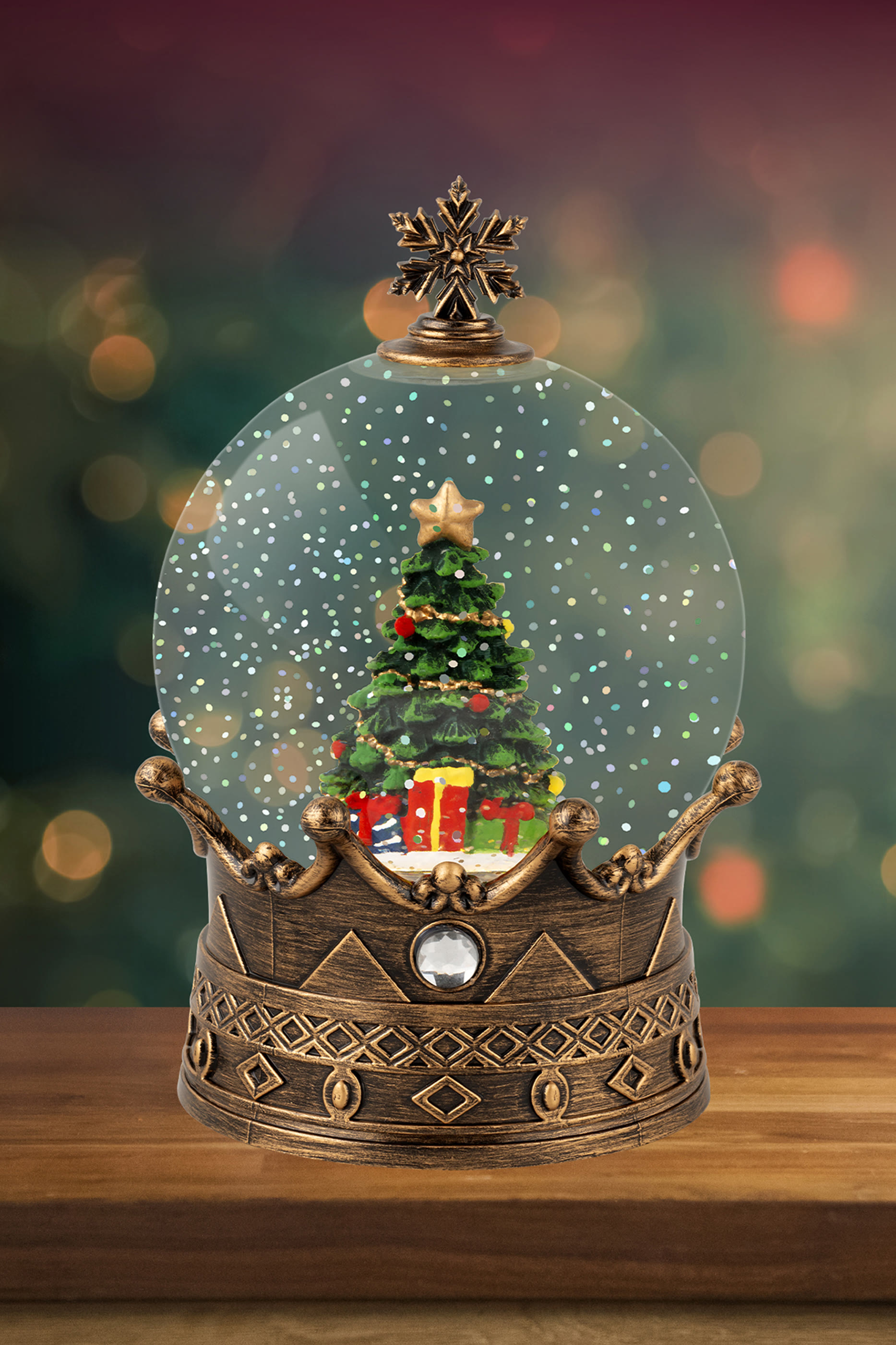 كرة ثلج بضوء LED