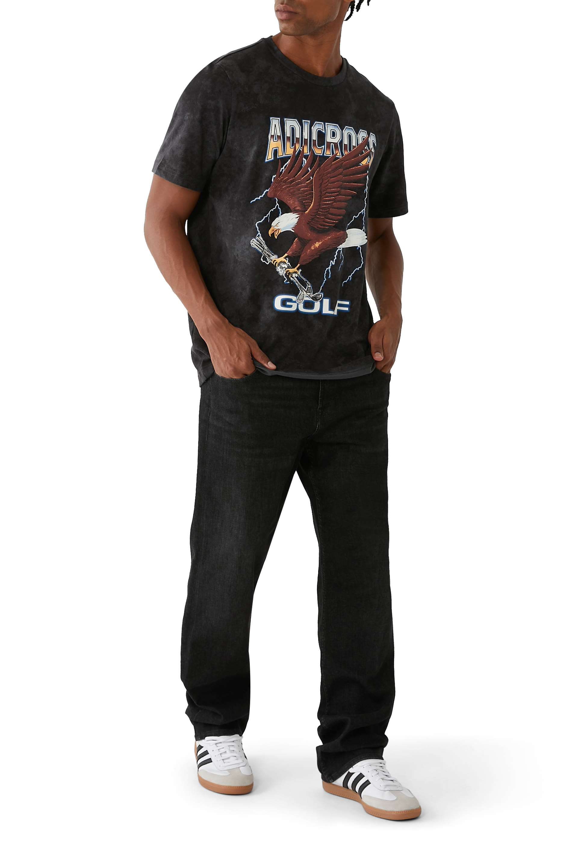 تيشيرت بطبعات أديكروس جولف