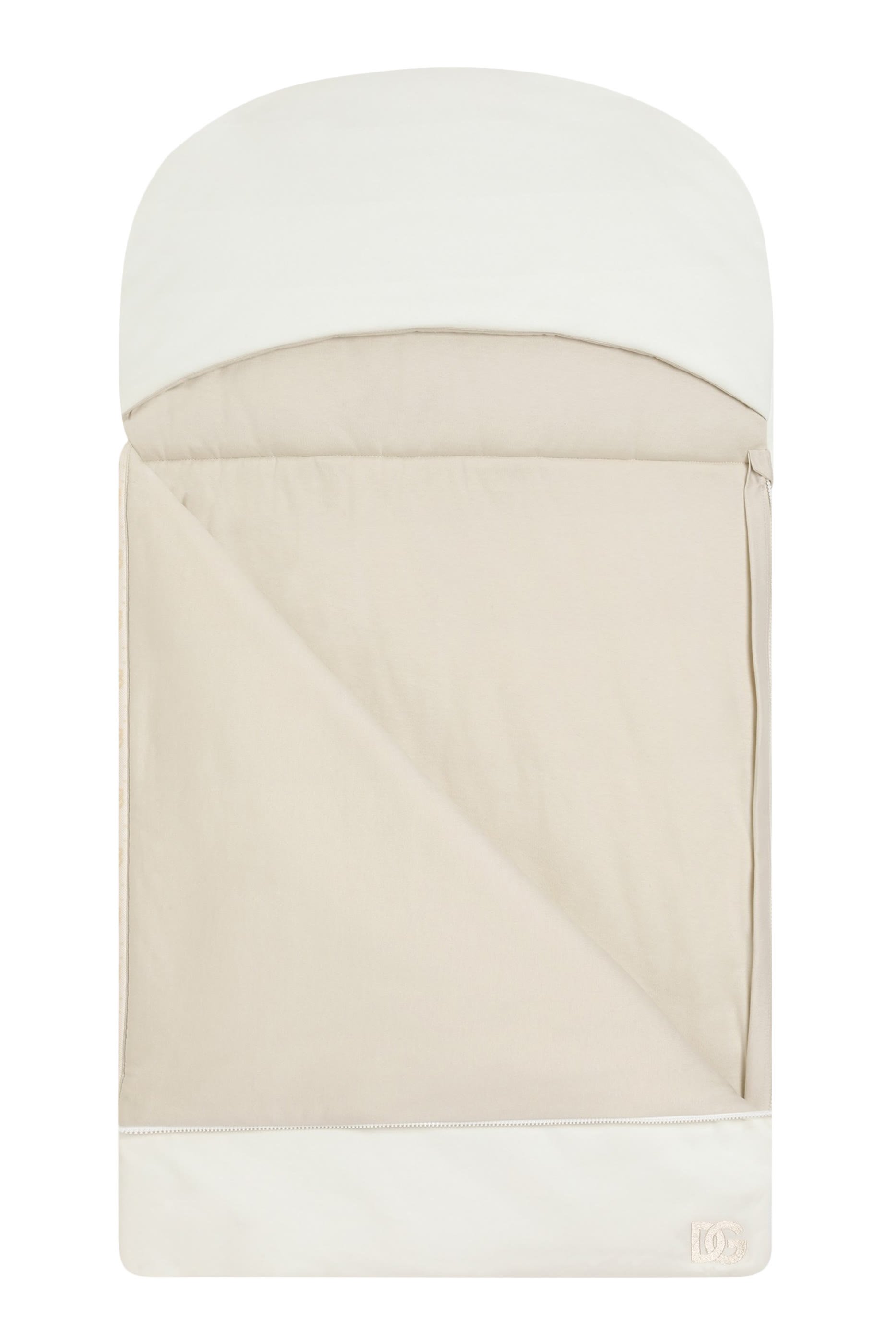 كيس نوم صوف بنقشة شعار الماركة ونقاط جاكار للأطفال