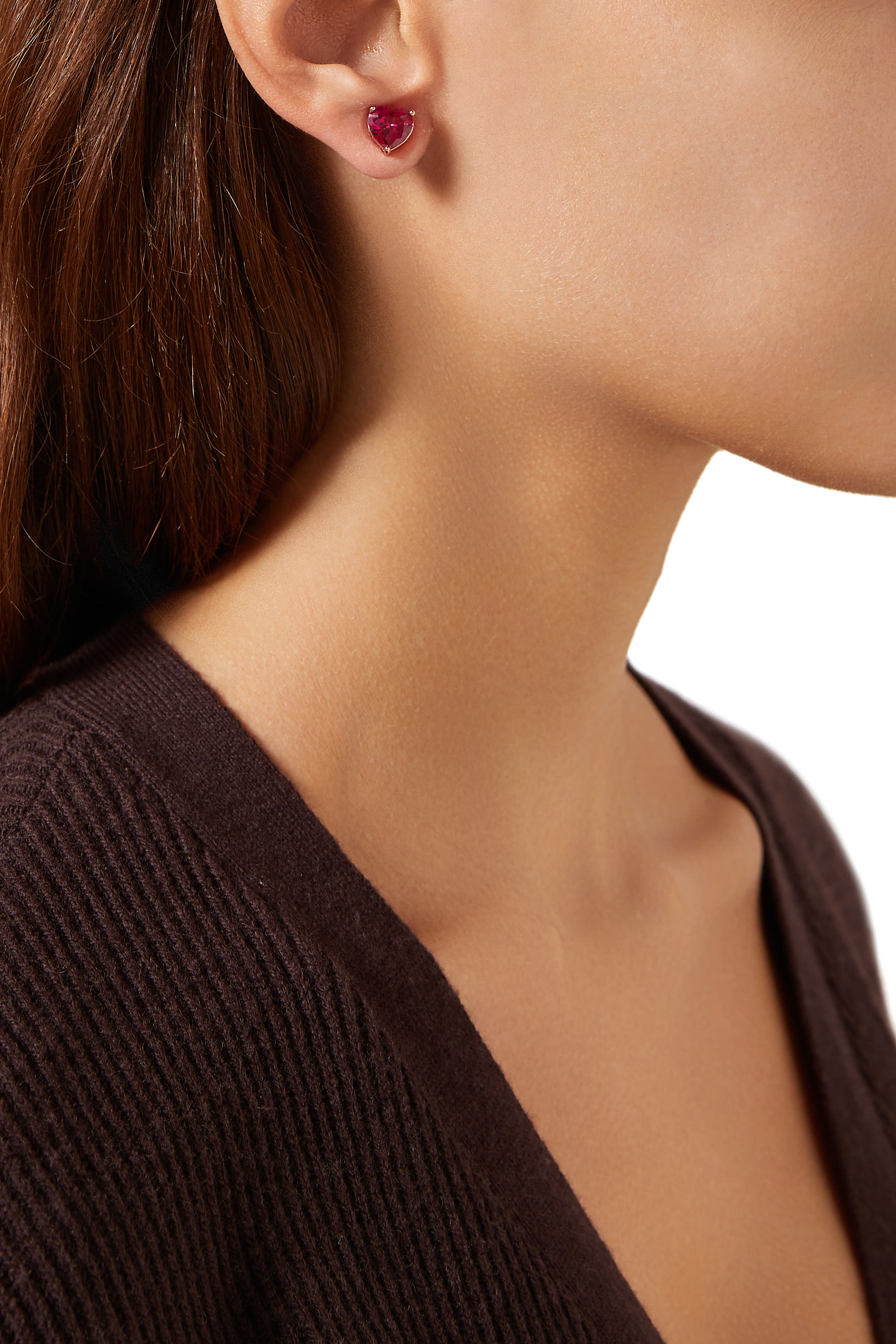 أقراط ماي لوف بتصميم قلب