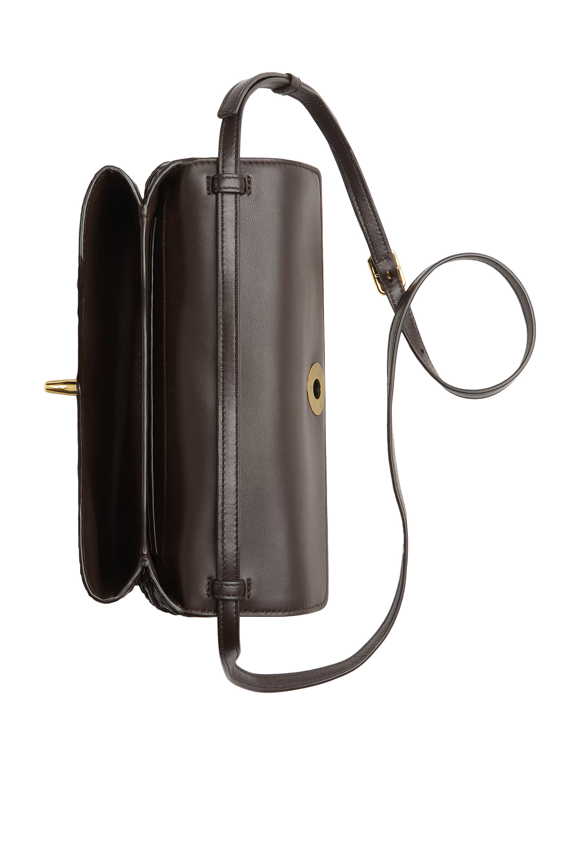 حقيبة كروس بقفل على شكل عقدة