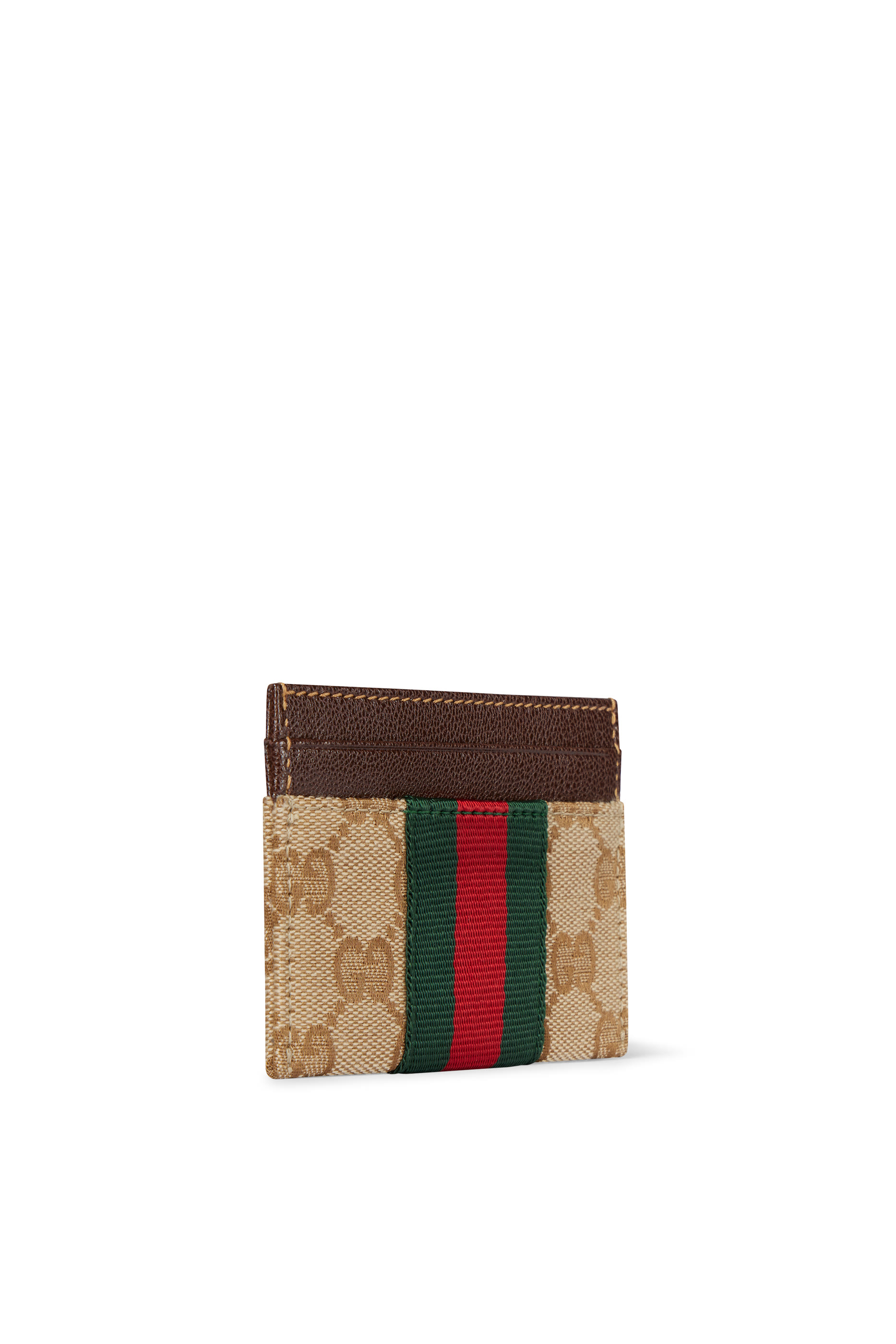 حافظة بطاقات بشعار الماركة وشريط ويب